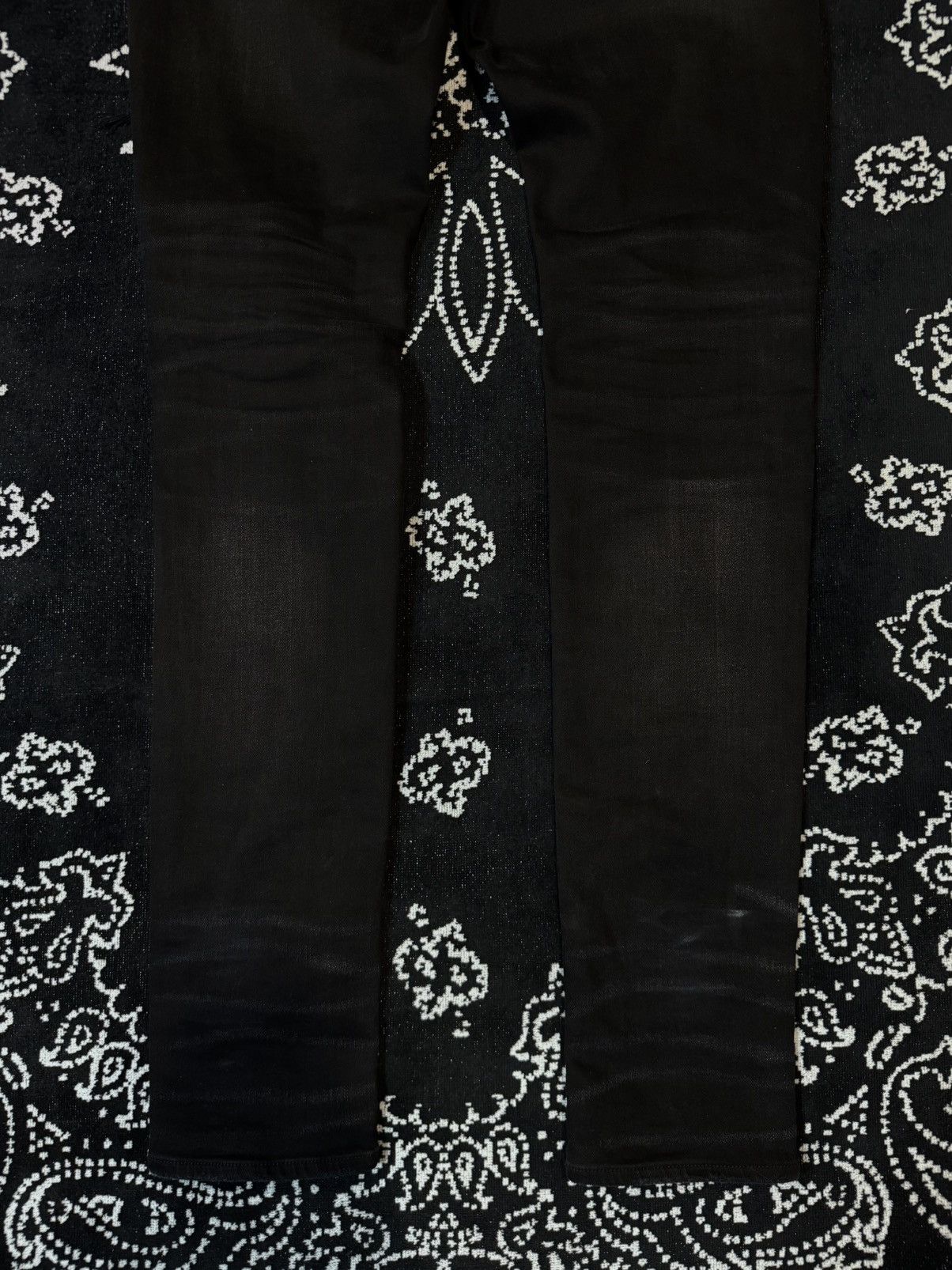 Amiri AMIRI BANDANA PATCH FADED JEANS Size US 34 / EU 50 - 11 Thumbnail