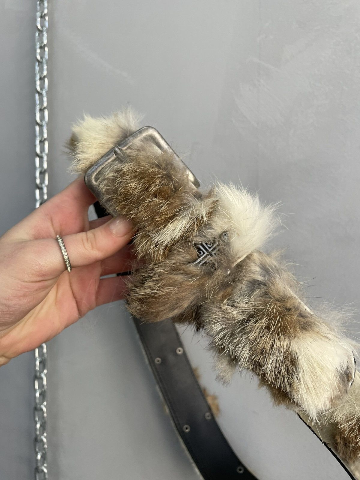 Hysteric Glamour Rare fur Japanese If Six Was nine style crosses hype belt Size ONE SIZE - 4 Thumbnail