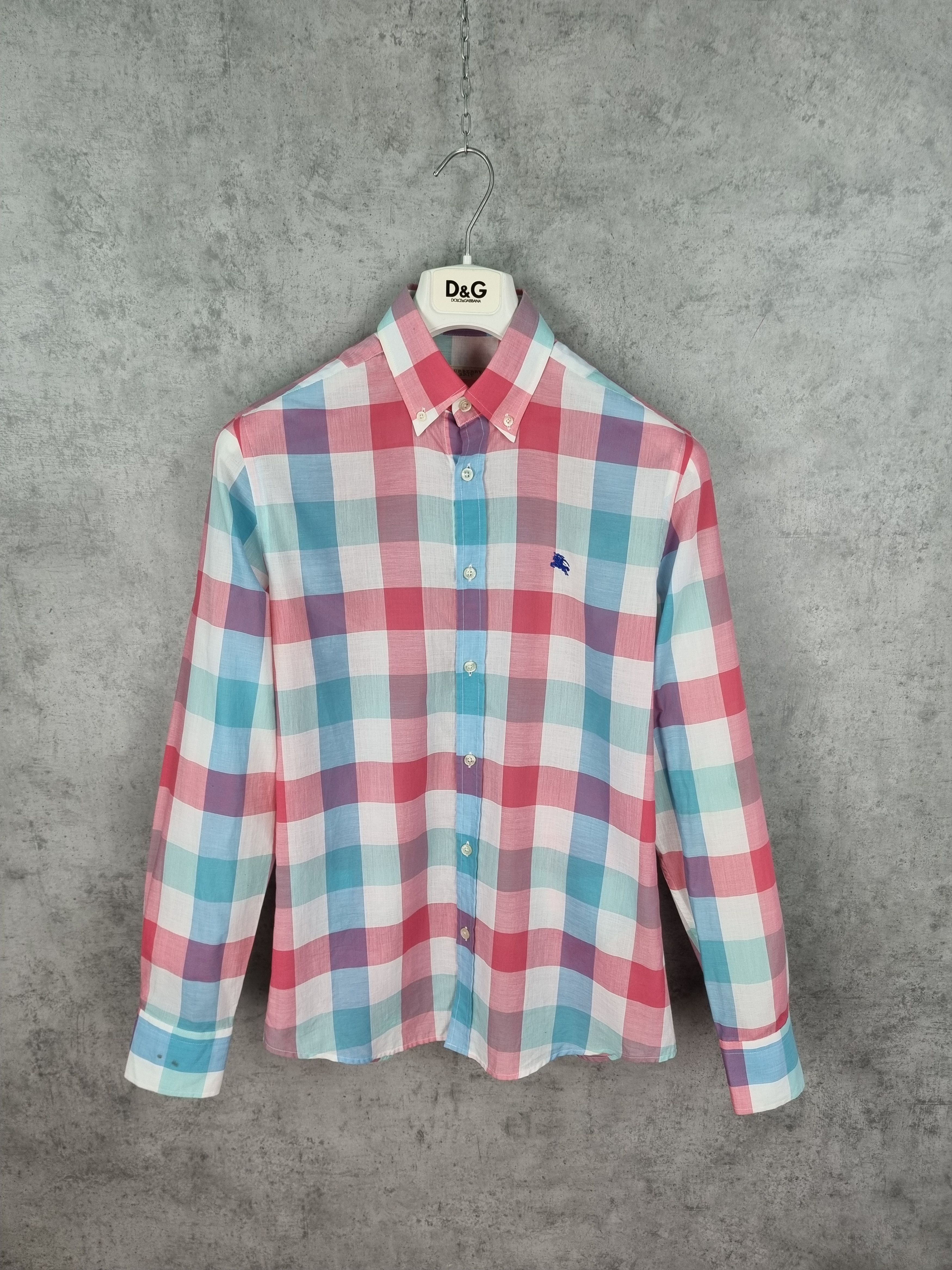 Burberry Burberry Very Light Plaid Shirt Size S / US 4 / IT 40 - 6 Thumbnail
