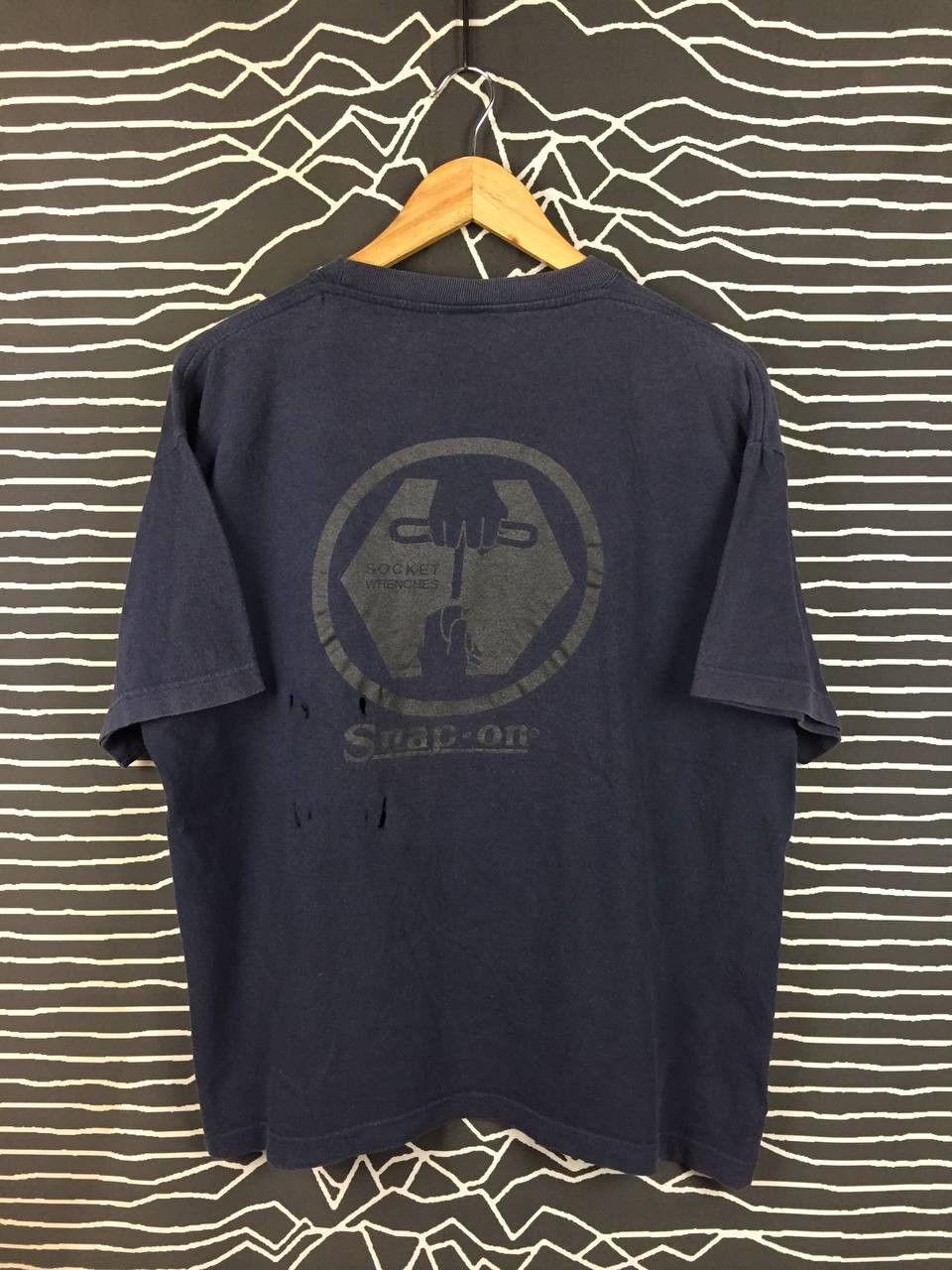 Vintage Vtg Snap-On Distressed Workwear Socket Wrench Promo Tee Size US L / EU 52-54 / 3 - 7 Thumbnail
