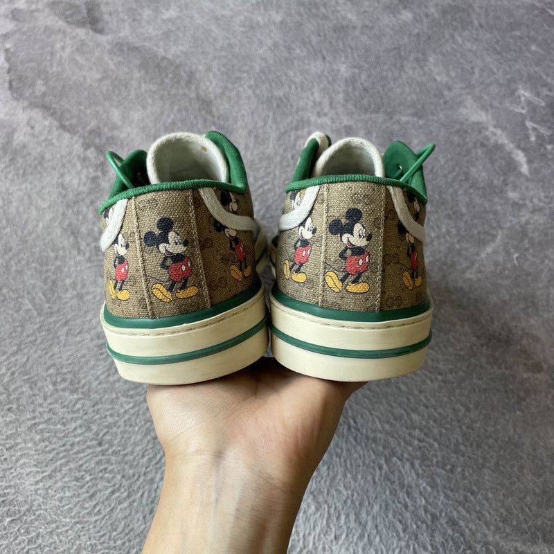 Gucci Gucci Disney Tennis 1977 Brown Sneakers - Size US 9.5 / EU 42-43 - 3 Thumbnail