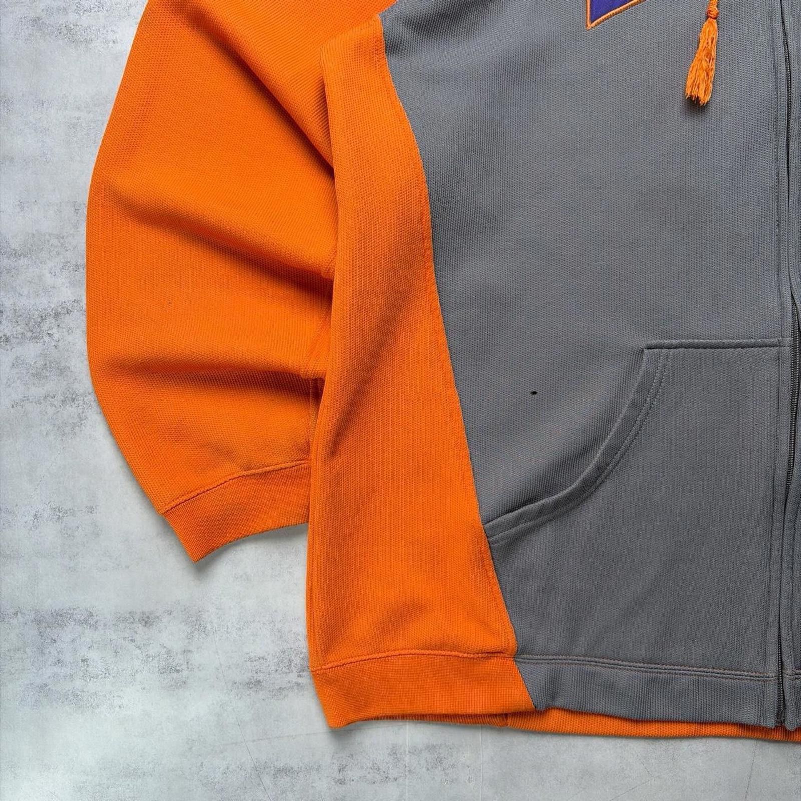 Adidas Y2K Orange Adidas NBA Phenix Suns Baggy Skater Zip Up Hoodie Size US XL / EU 56 / 4 - 4 Thumbnail
