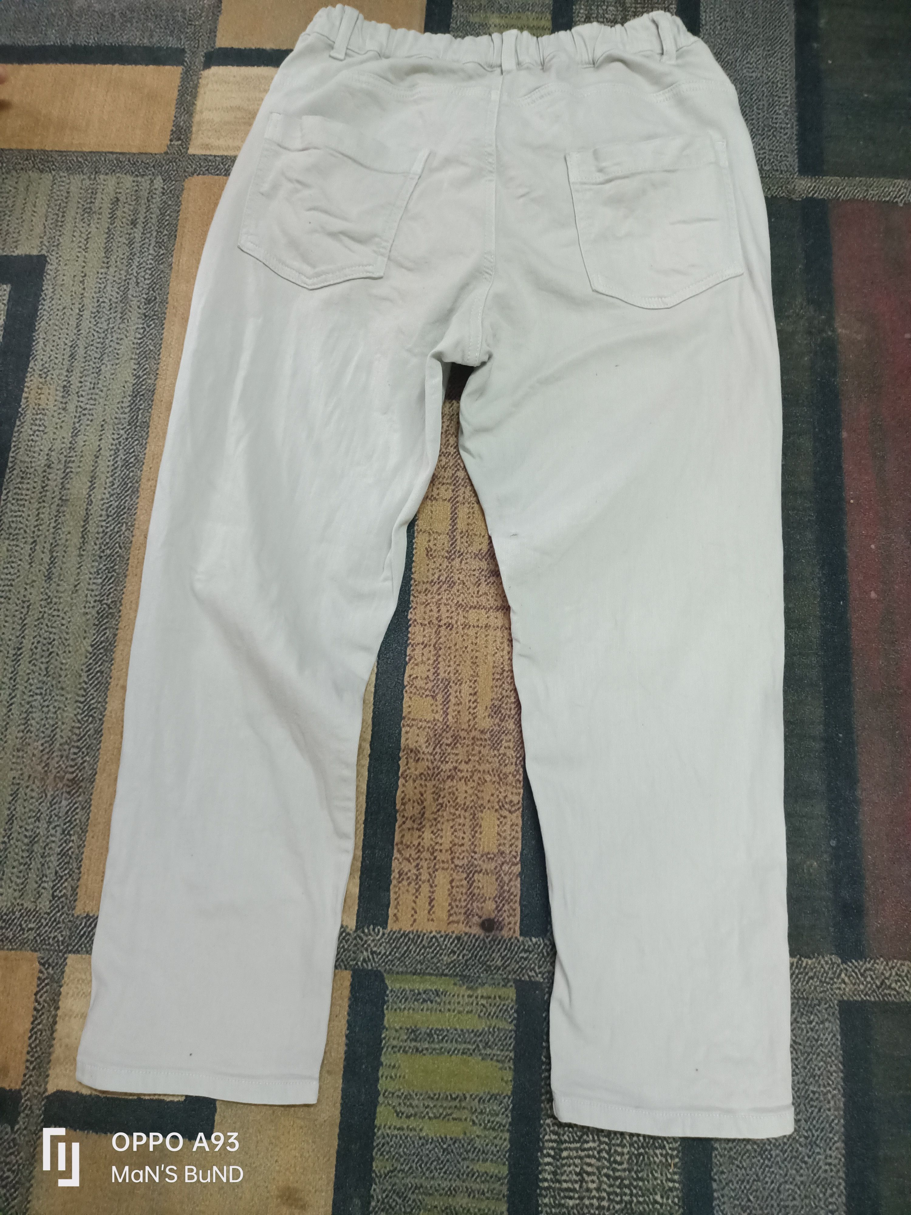 Issey Miyake × Japanese Brand PLANTATION ISSEY MIYAKE Women Cream Casual Trouser Size 32" / US 10 / IT 46 - 2 Thumbnail