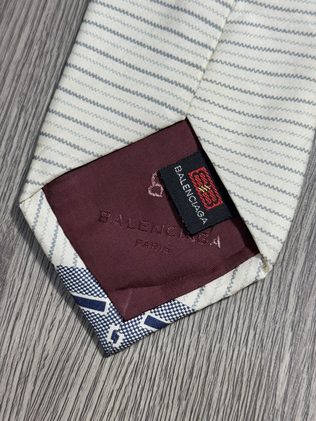 Balenciaga Balenciaga Vintage Silk Tie Size ONE SIZE - 3 Thumbnail