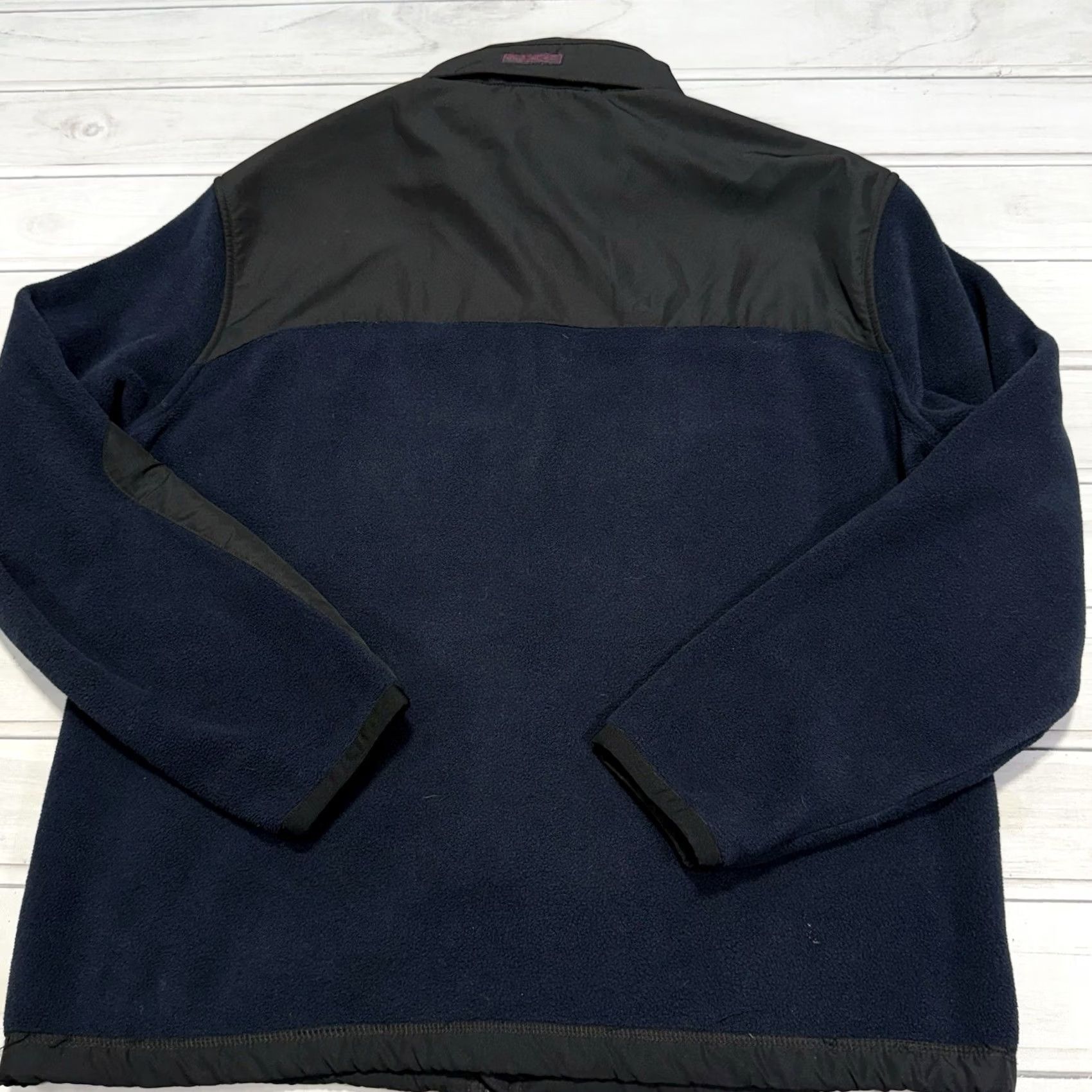 Polo Ralph Lauren VINTAGE Polo Ralph Lauren Jacket L Black Blue Polartec Hooded Fleece Full Zip 90s Size US L / EU 52-54 / 3 - 6 Thumbnail