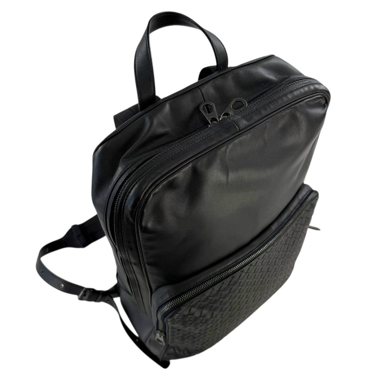 Bottega Veneta Bottega Veneta Intrecciato Leather Backpack Size ONE SIZE - 5 Thumbnail