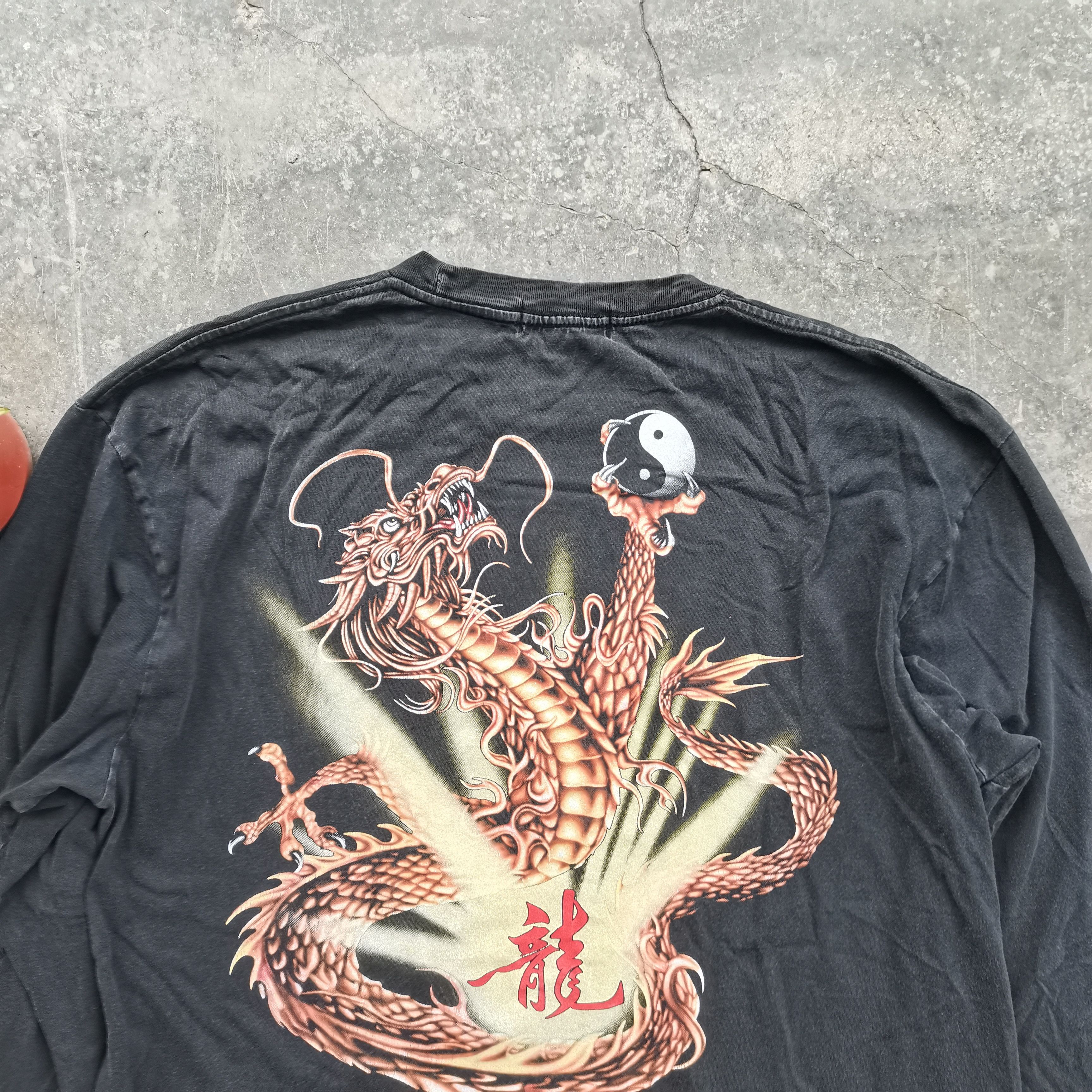 Vintage Send Offer🔥 Vintage CrosSkeys Dragon Black Tee Size US XXL / EU 58 / 5 - 7 Thumbnail