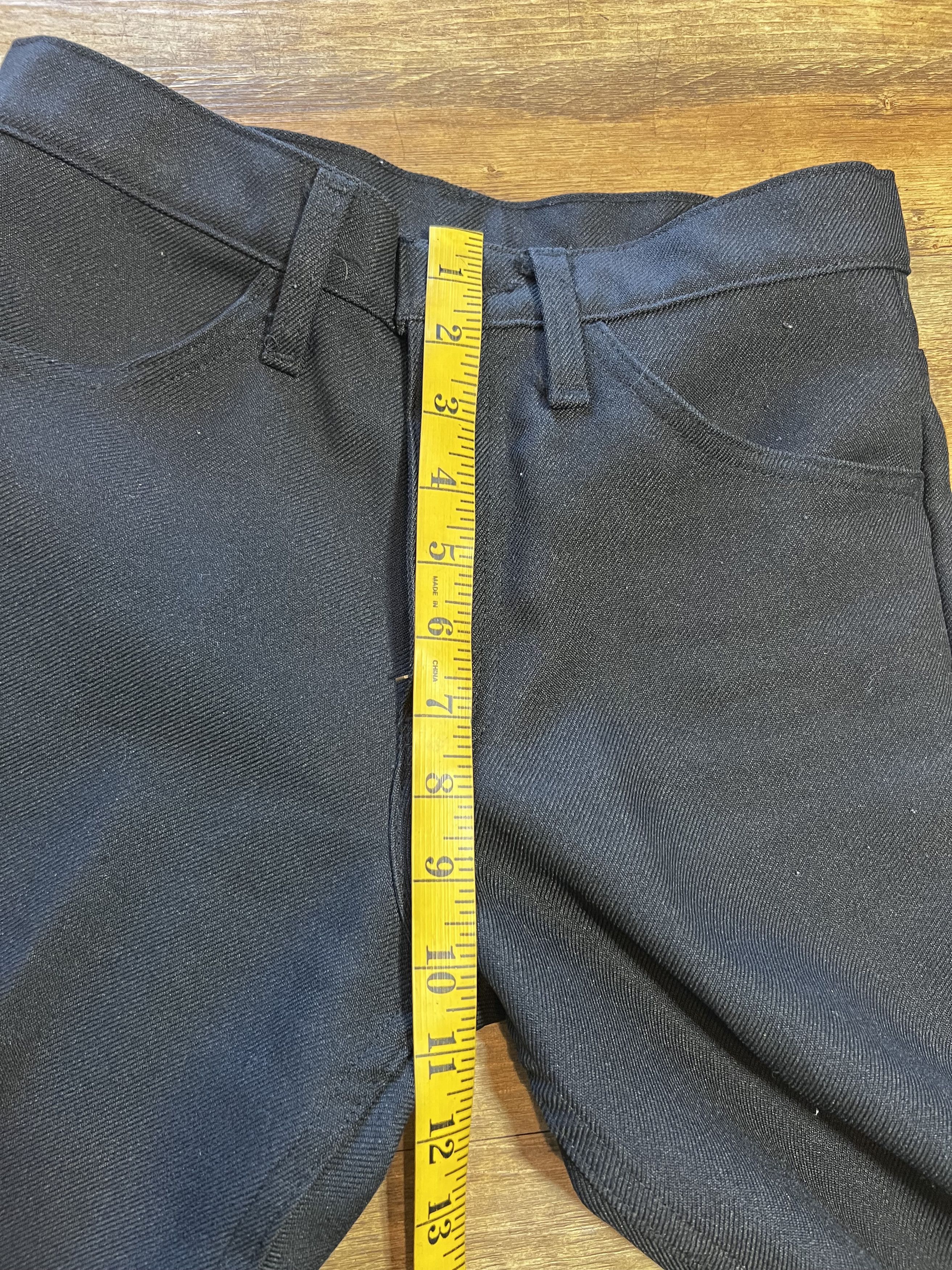 Levi's Vintage Clothing Vintage 1970's Levi's Black Polyester Pants Size US 28 / EU 44 - 8 Thumbnail