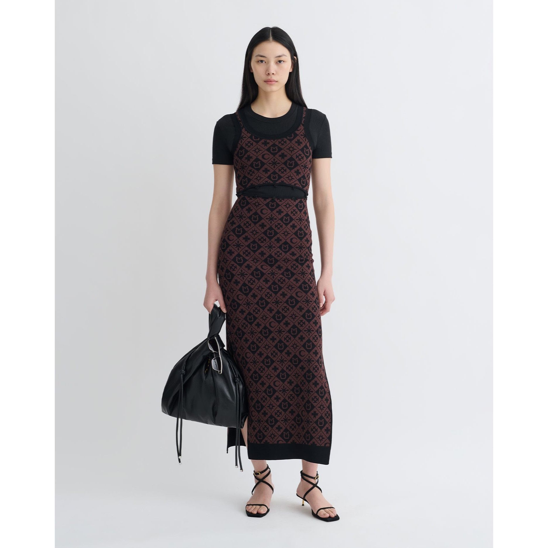 Nanushka Nanushka Maves Knitted Midi Dress With Buttons Size S / US 4 / IT 40 - 2 Thumbnail
