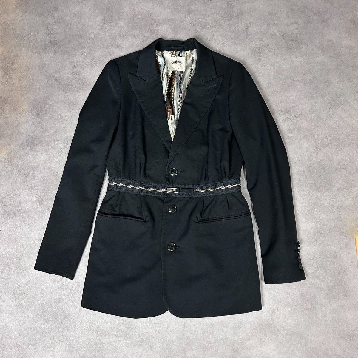 Jean Paul Gaultier Jean Paul Gaultier & Lindex Women's Blazer Black Size:38 Size M / US 6-8 / IT 42-44 - 1 Thumbnail