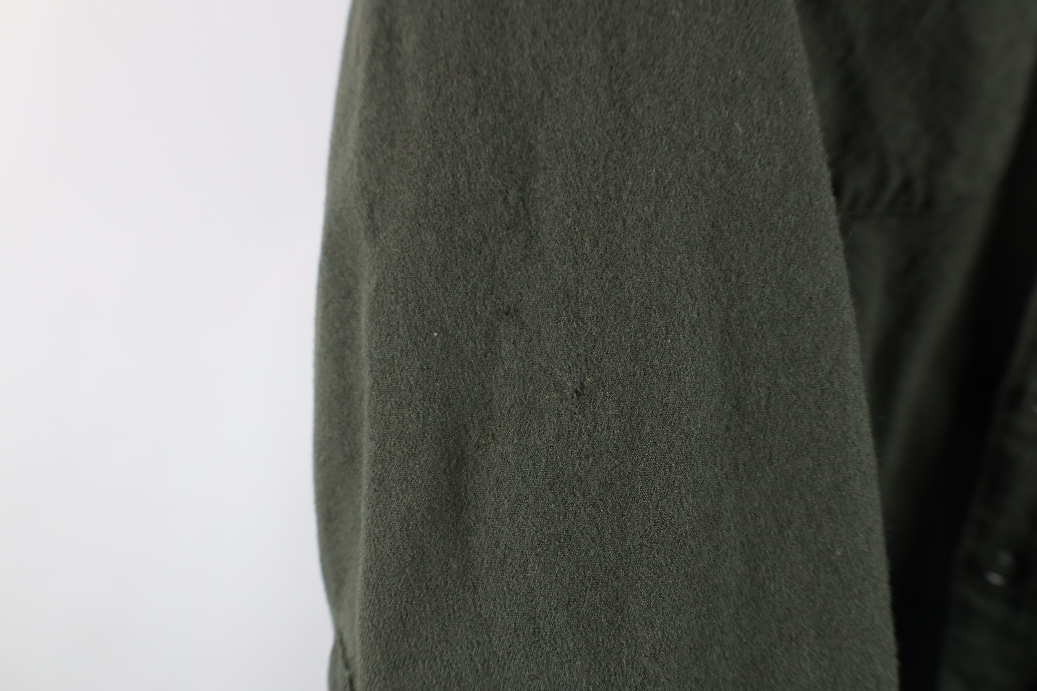 Vintage Vintage 50s 60s Military Wool Field Button Shirt Green USA Size US S / EU 44-46 / 1 - 4 Thumbnail
