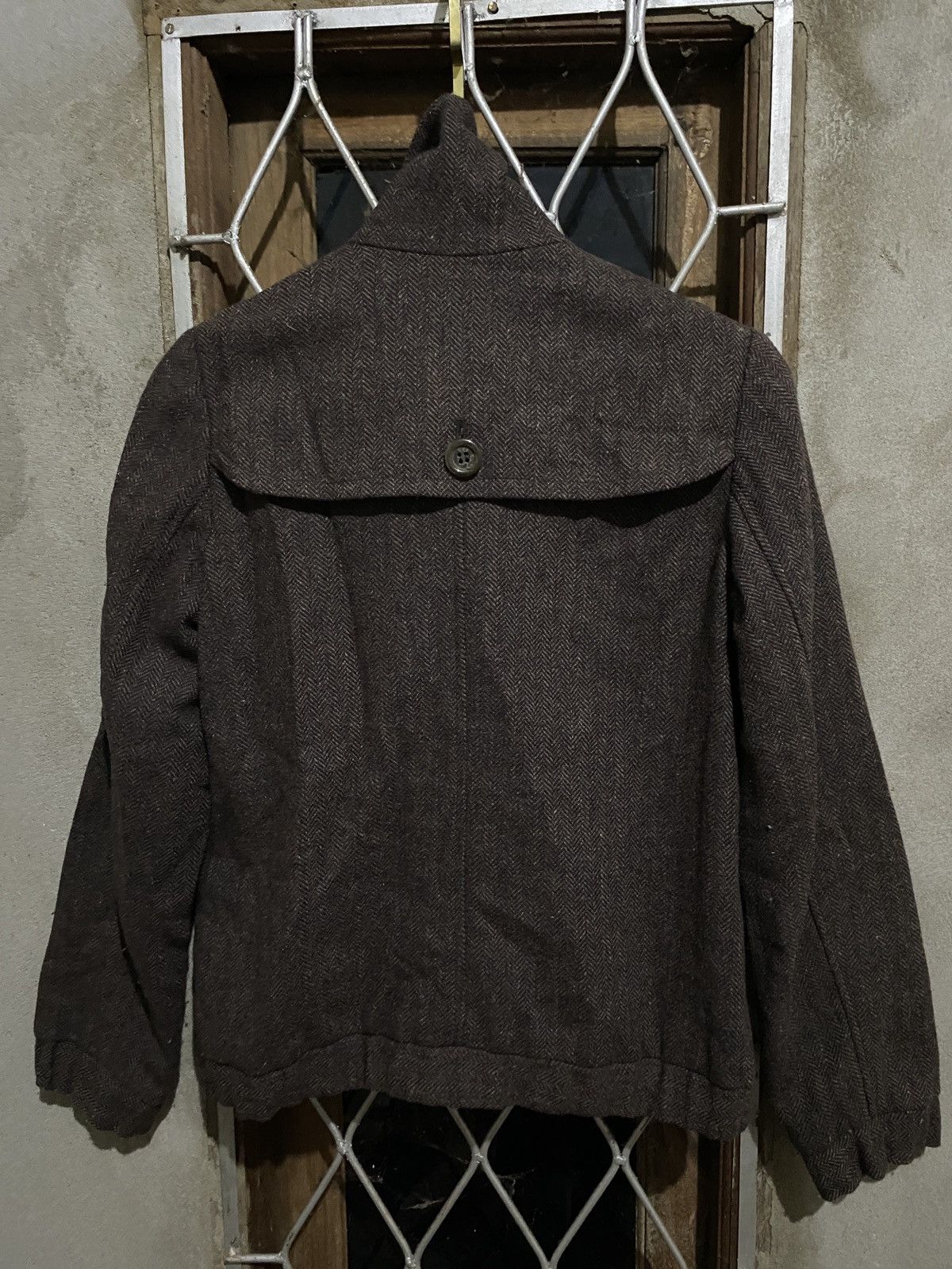 Japanese Brand × Vintage vintage work Jacket olive des olive brown wool Size US M / EU 48-50 / 2 - 4 Thumbnail