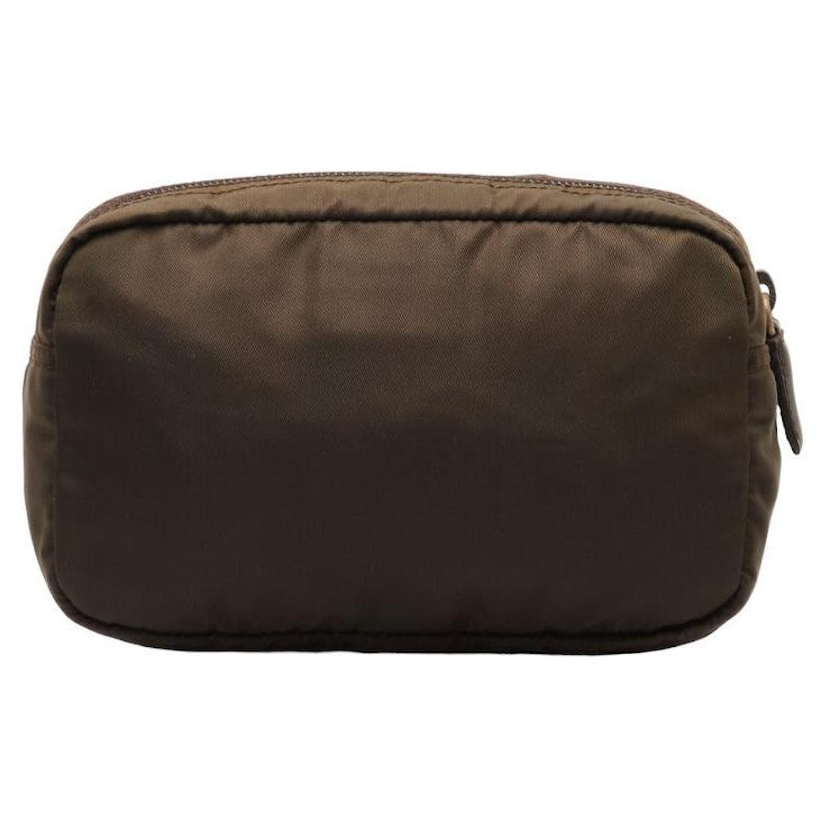 Prada o1srvl11e0624 Size: OS / Cosmetic Pouch in Brown Size ONE SIZE - 3 Thumbnail