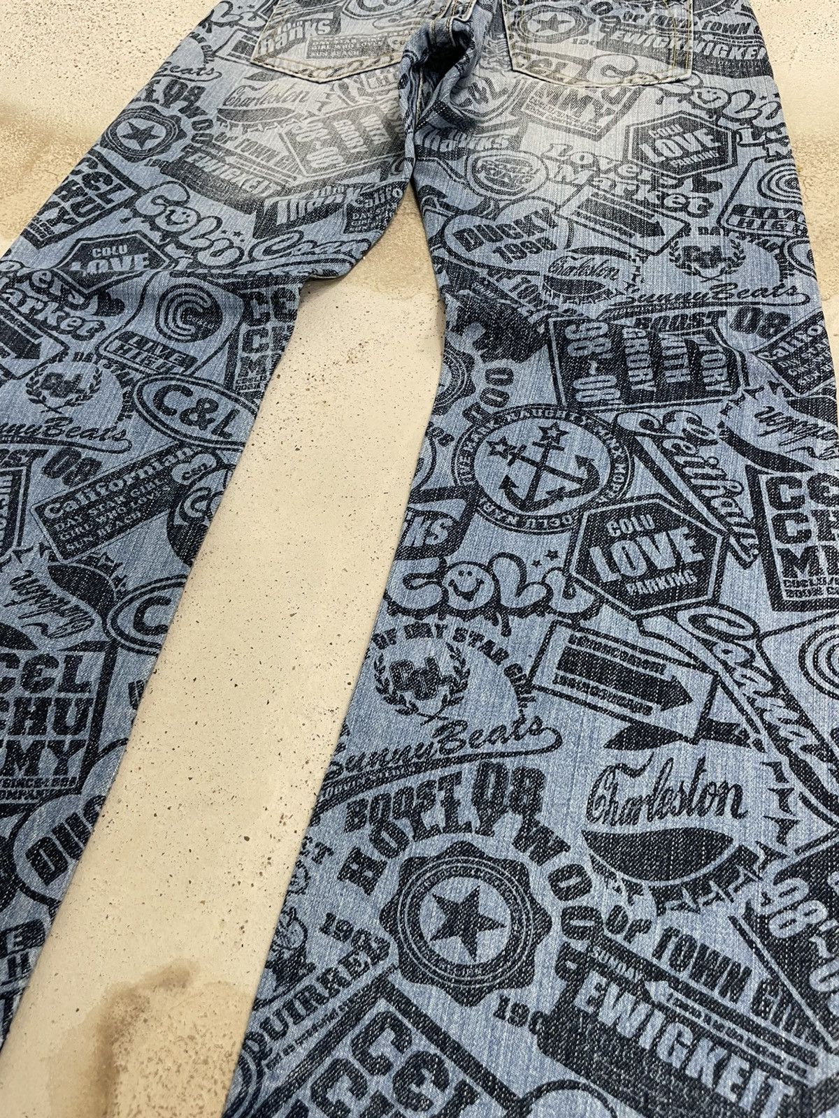 Hysteric Glamour Co Lu Full Printed Denim Hysteric Japanese Fashion Denim Size US 26 / EU 42 - 17 Thumbnail