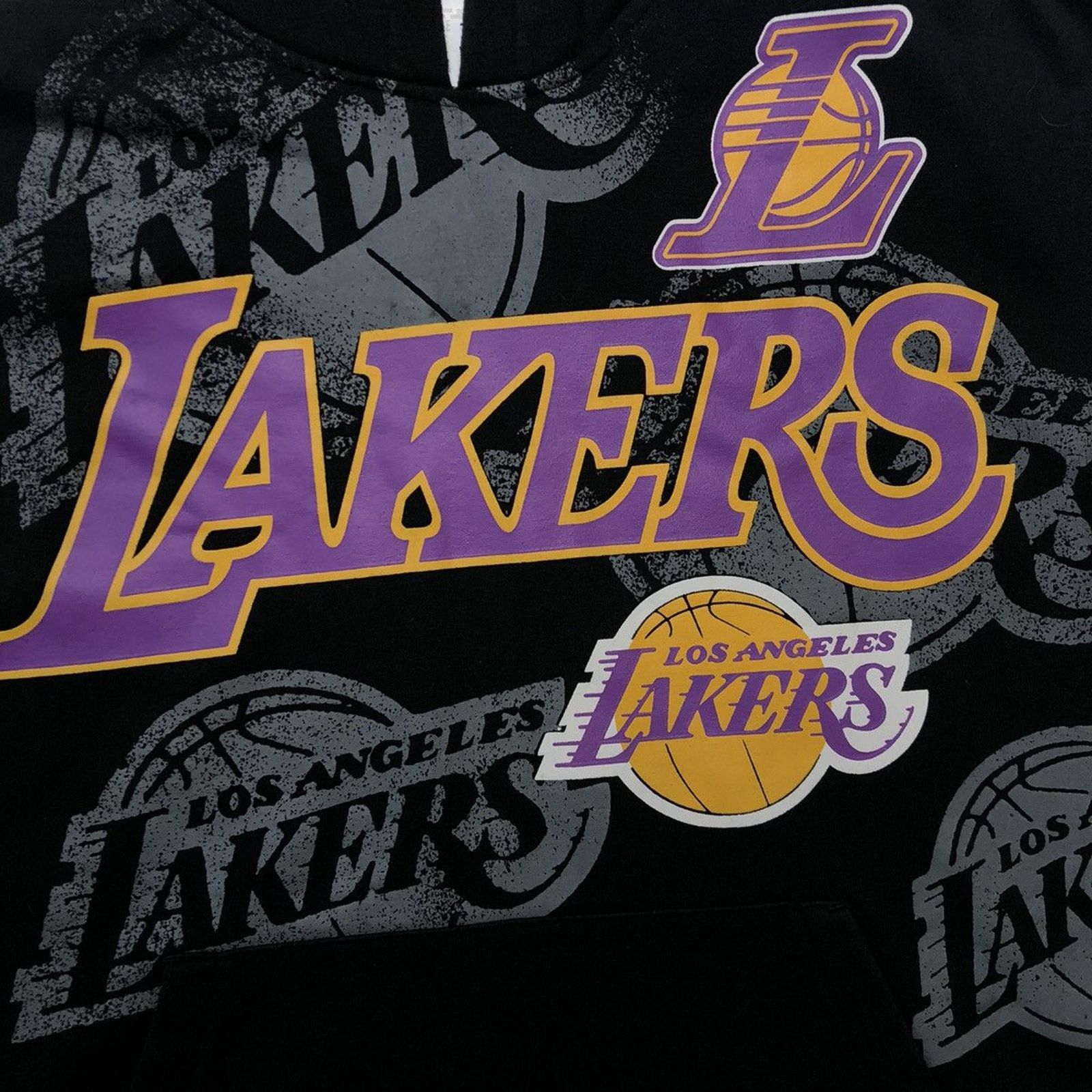 NBA × Vintage Vintage Los Angeles Lakers Hoodie Medium NBA Basketball Y2K Size US M / EU 48-50 / 2 - 2 Thumbnail