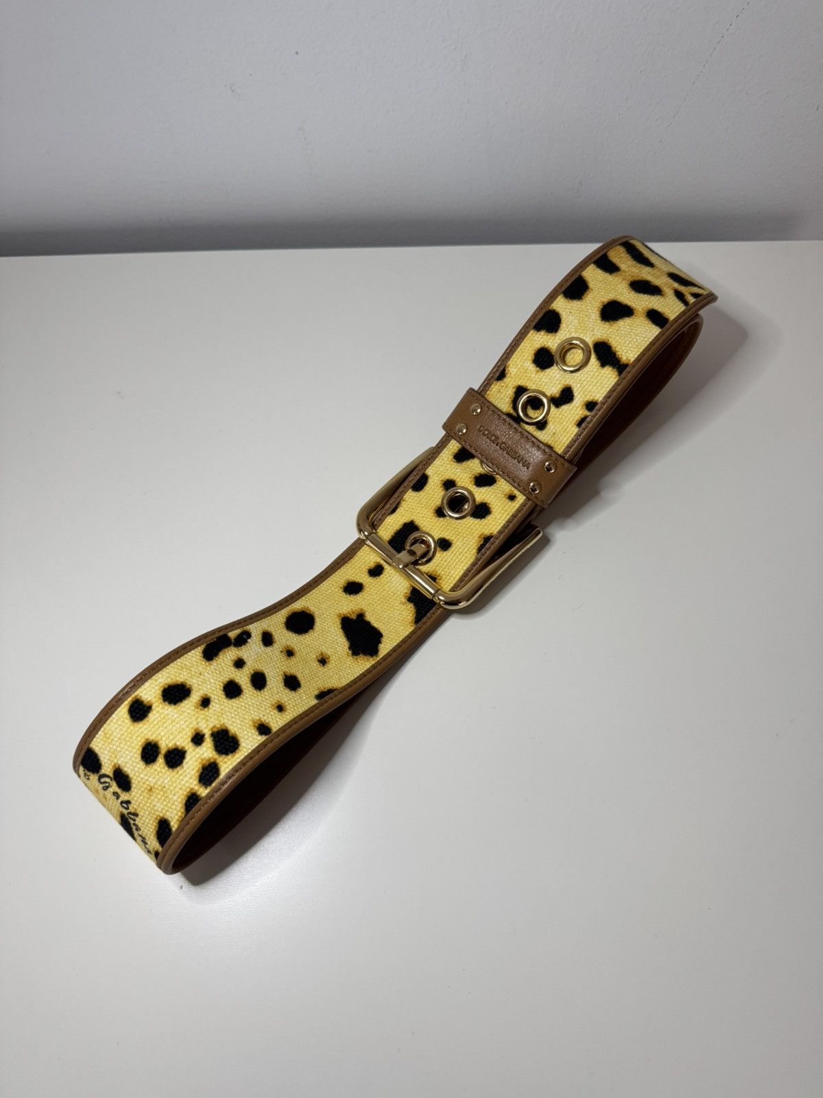 Dolce & Gabbana Dolce&Gabbana New Leopard belt Size ONE SIZE - 4 Thumbnail