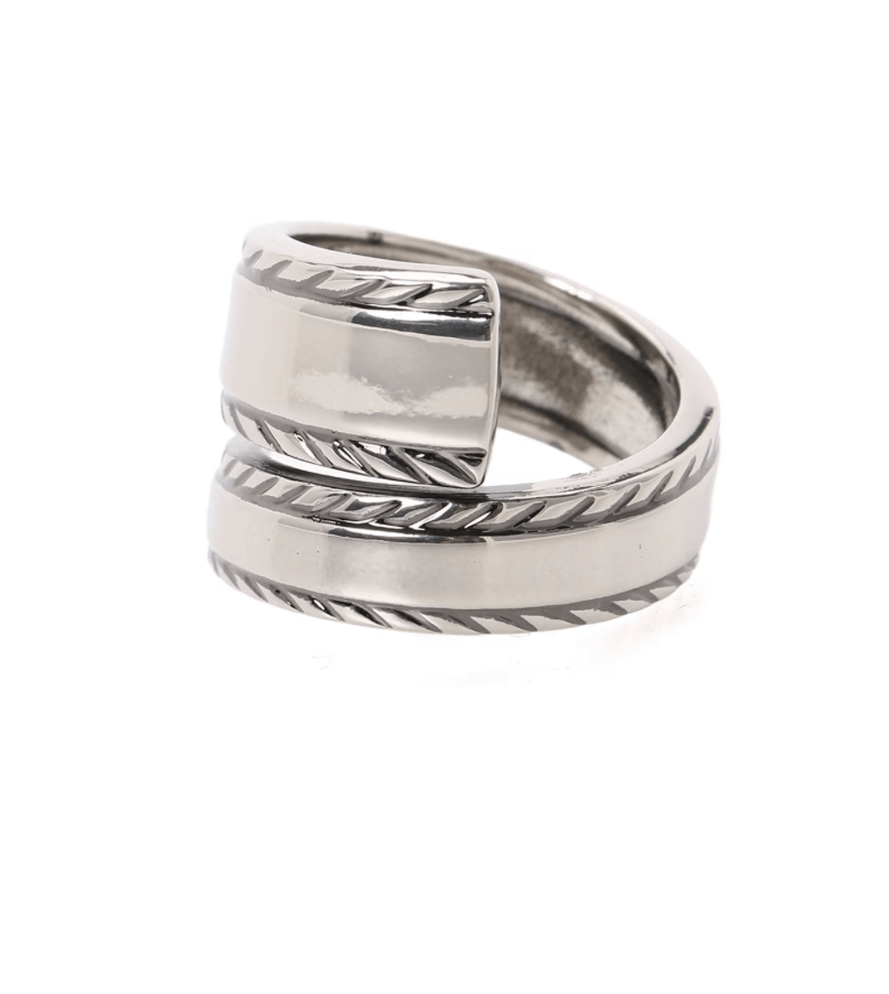 Yohji Yamamoto Yohji Yamamoto ALLOY RING STRAIGHT US 8.5 Size ONE SIZE - 1 Thumbnail