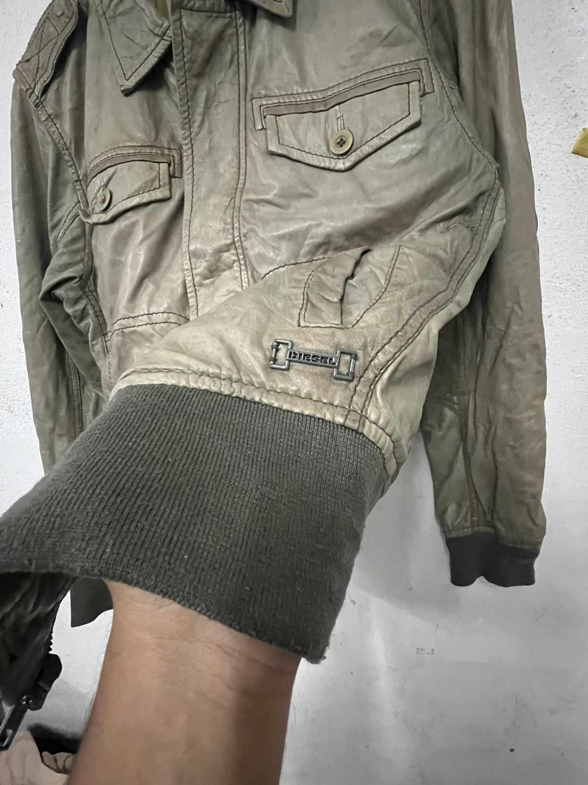Diesel Vintage Diesil Leather Jacket Size US S / EU 44-46 / 1 - 8 Thumbnail