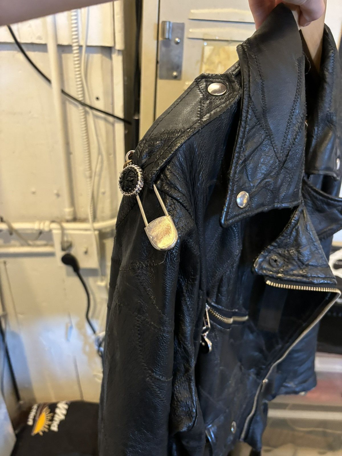 Other Vintage Leather Jacket Size US L / EU 52-54 / 3 - 4 Thumbnail