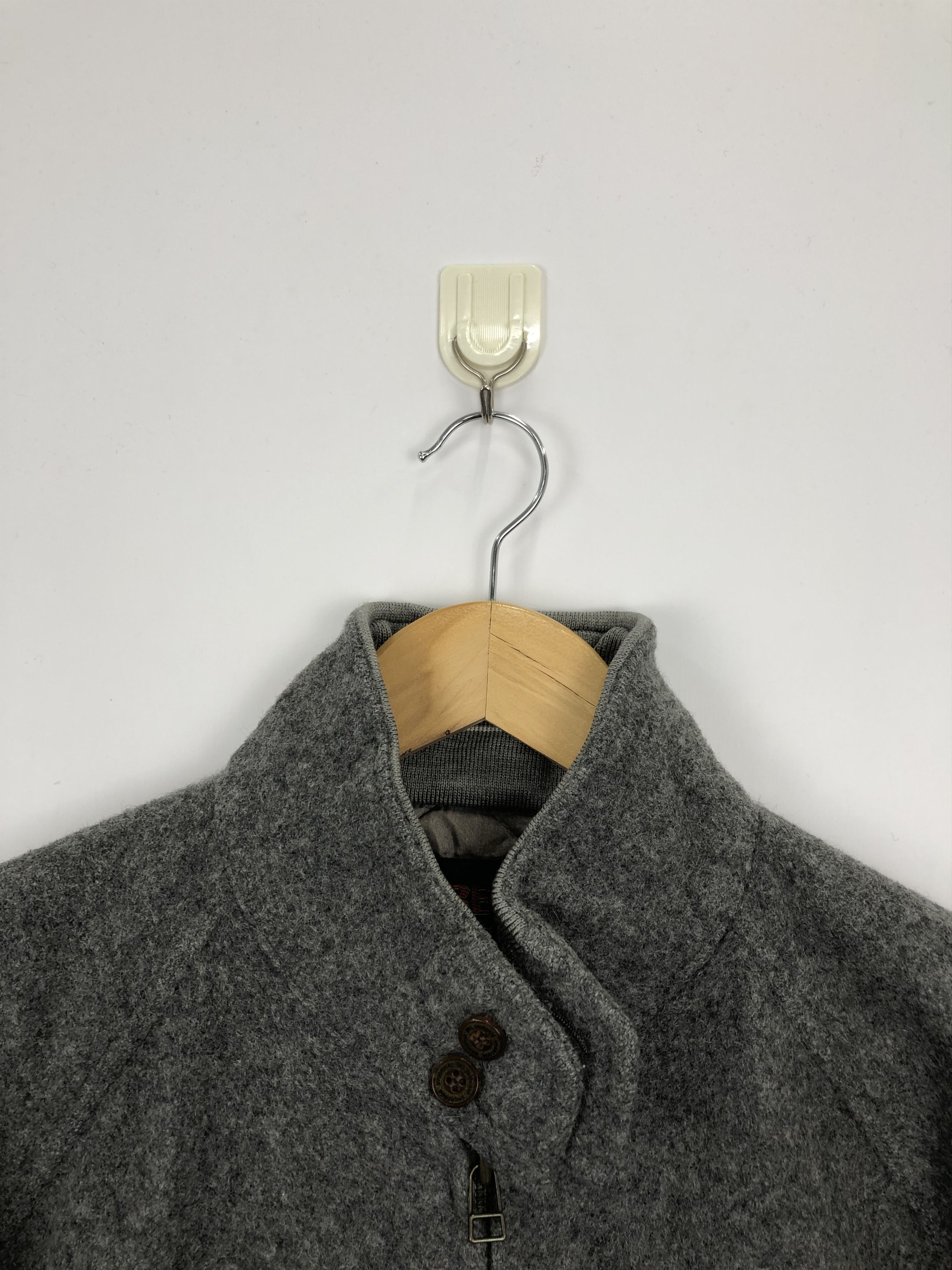 McGregor Vintage 90s Mcgregor Wool Varsity Jacket Gray V0366 Size US M / EU 48-50 / 2 - 9 Thumbnail