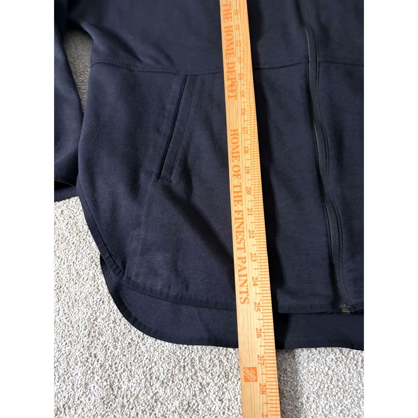 The North Face The North Face Hoodie Womens M Black Fleece Full Zip Logo Jacket Longline Size M / US 6-8 / IT 42-44 - 7 Thumbnail