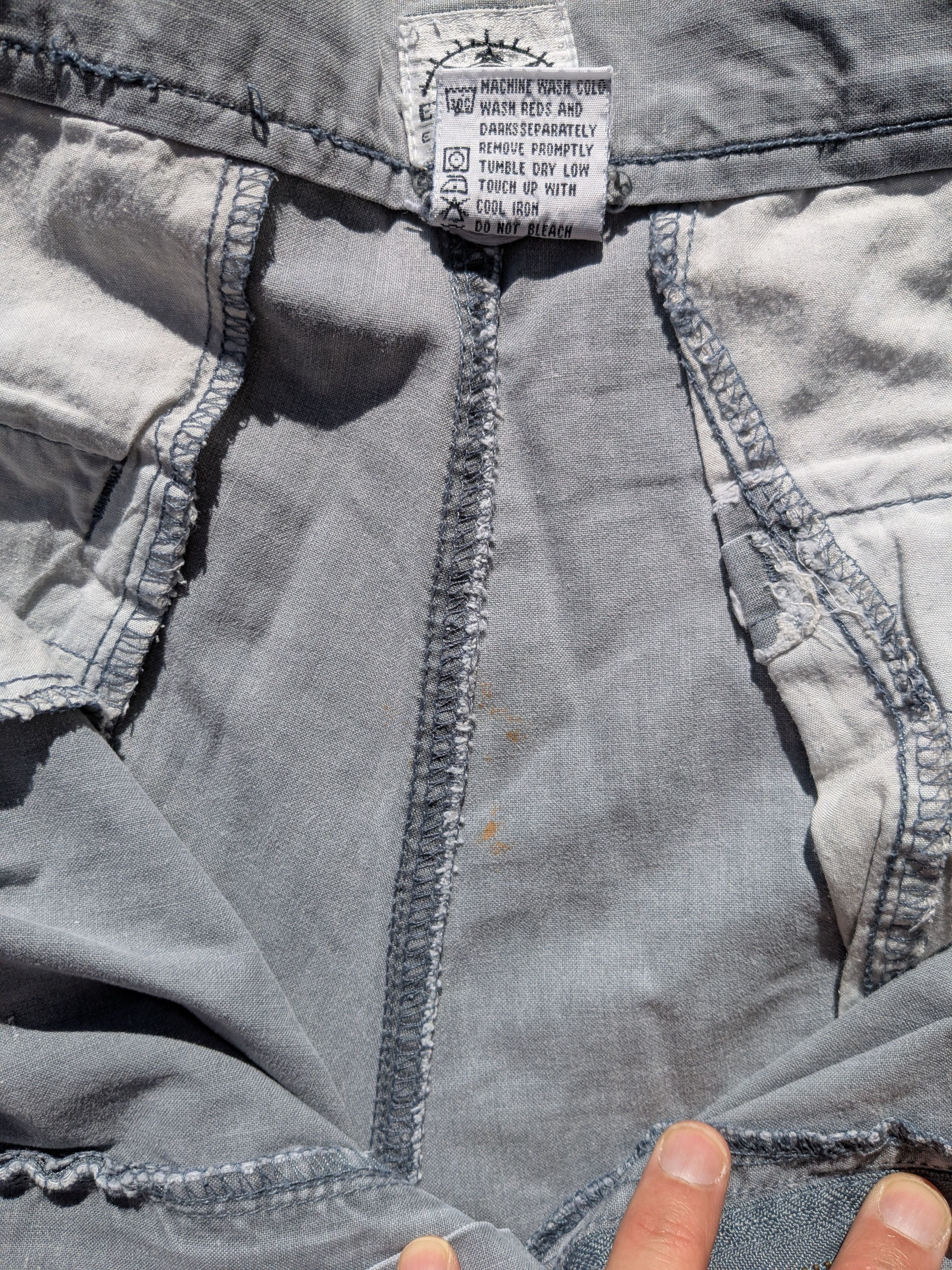 Designer Explorer Cargo Shorts Grey Camping Hiking Adventure Leisure Size US 33 - 5 Thumbnail
