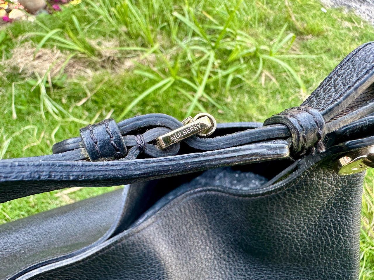 Mulberry Authentic Mulberry Freya Large Black Goat Printed Calf Bag Size ONE SIZE - 17 Thumbnail