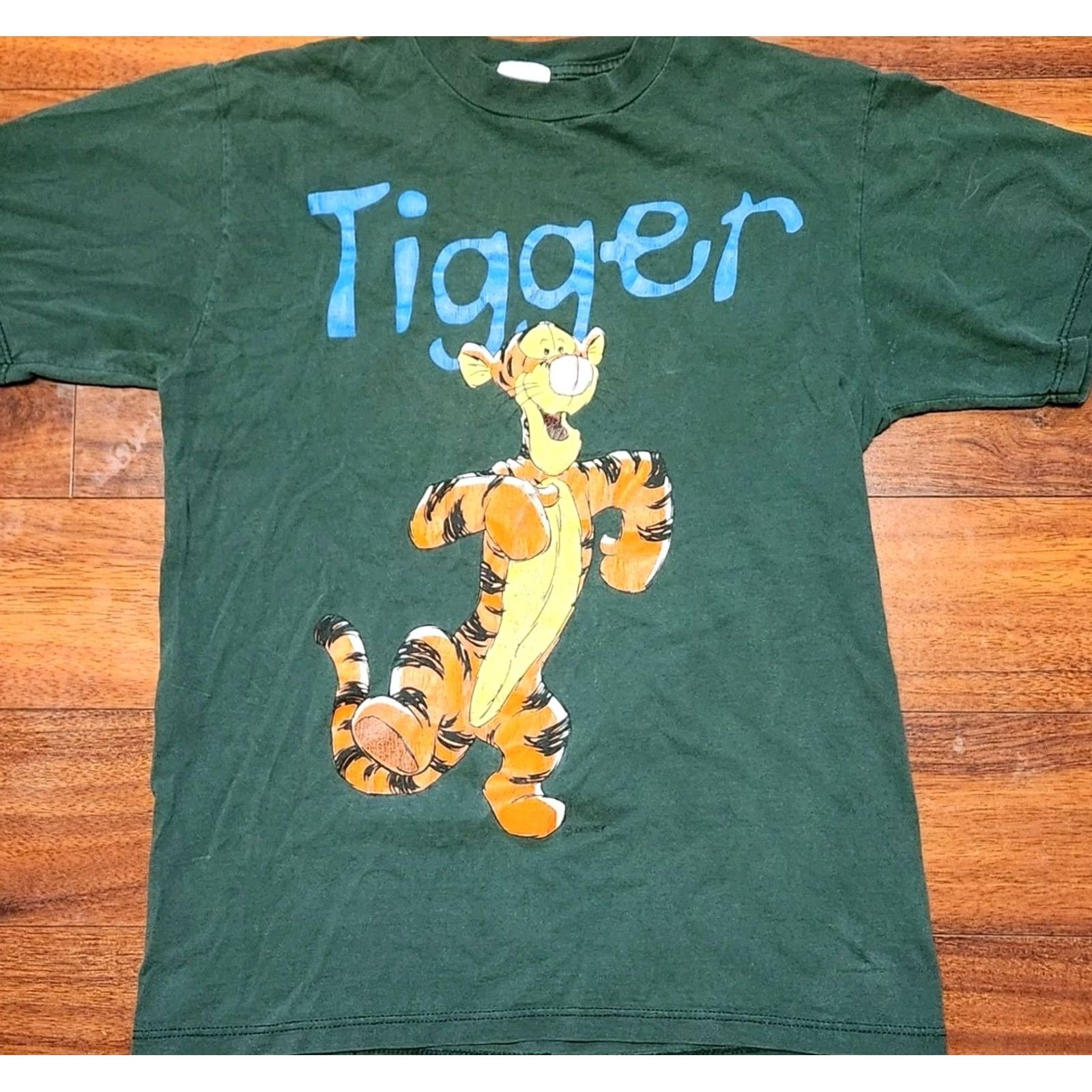 Disney Disney Tigger T Shirt Tee Size M Medium Green Pooh USA Vintage Pooh Retro Shirt Mens Size US M / EU 48-50 / 2 - 2 Thumbnail