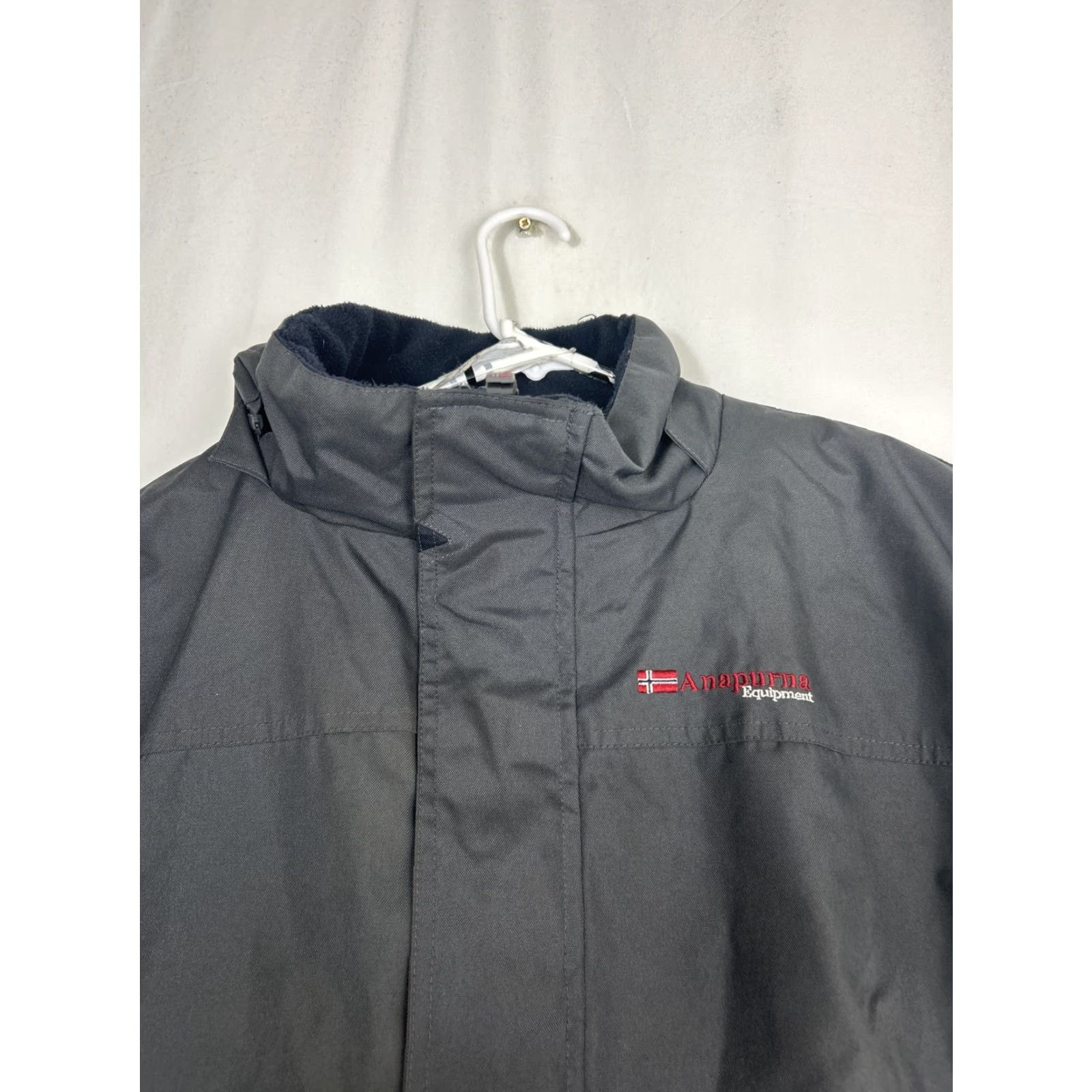Equipment ANAPURNA Equipment Trek Team EXPEDITION Jacket Hooded Overcoat Large Gray Men L Outdoor Hiking Shirt? Size US L / EU 52-54 / 3 - 4 Thumbnail