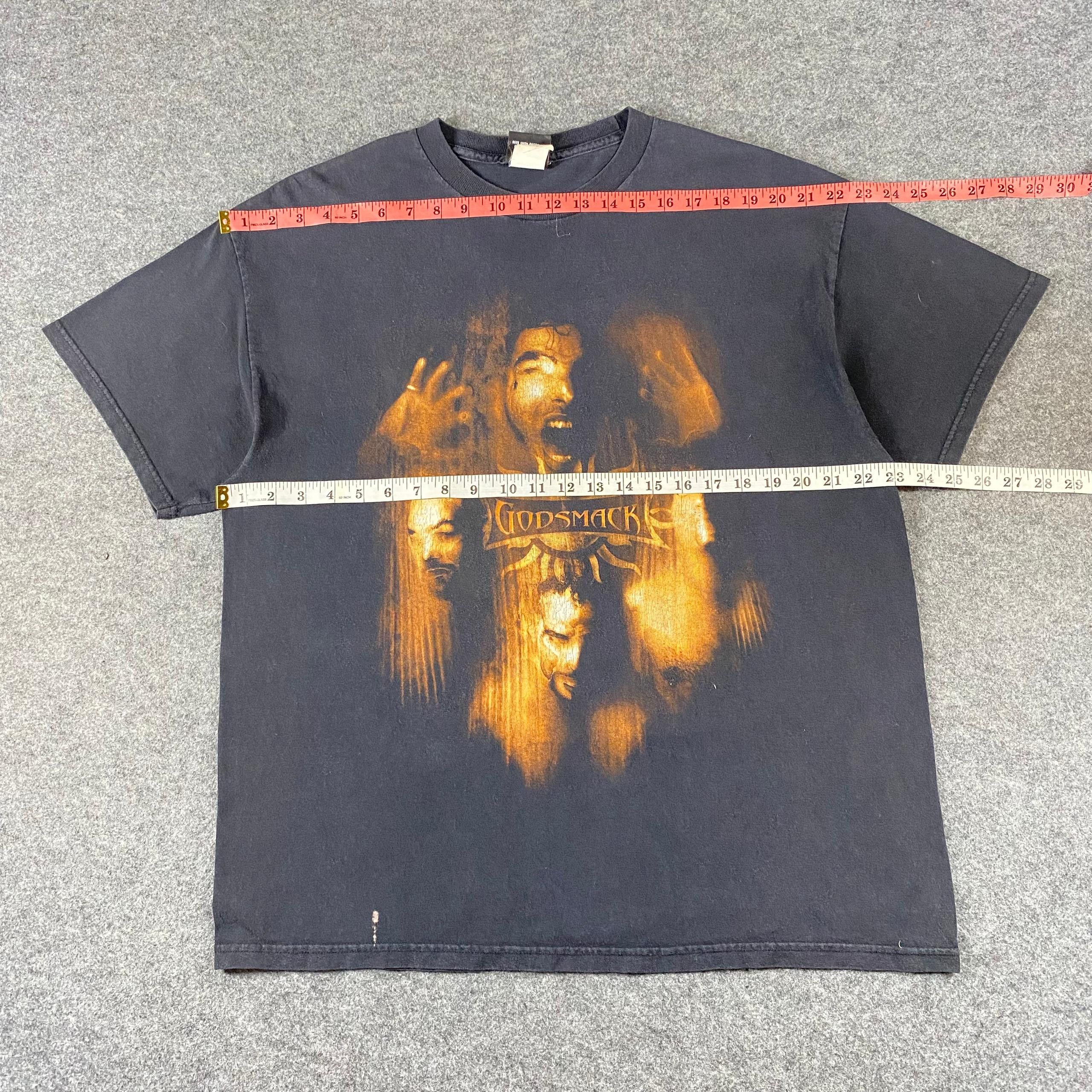 Band Tees Vintage Godsmack Faceless Album Rock Band Tshirt Size US XL / EU 56 / 4 - 6 Thumbnail