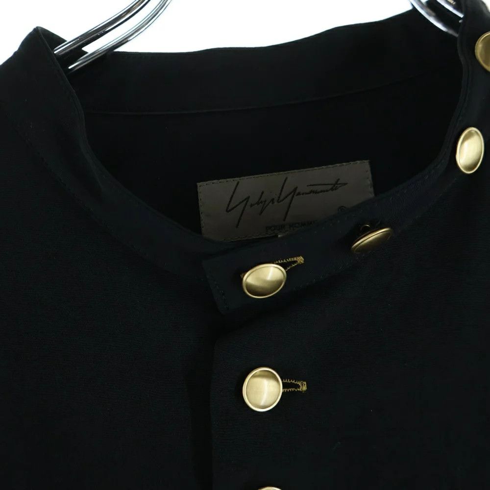 Yohji Yamamoto Yohji Yamamoto POUR HOMME 19AW gold button shirts HC-B44-501 Size US M / EU 48-50 / 2 - 2 Thumbnail