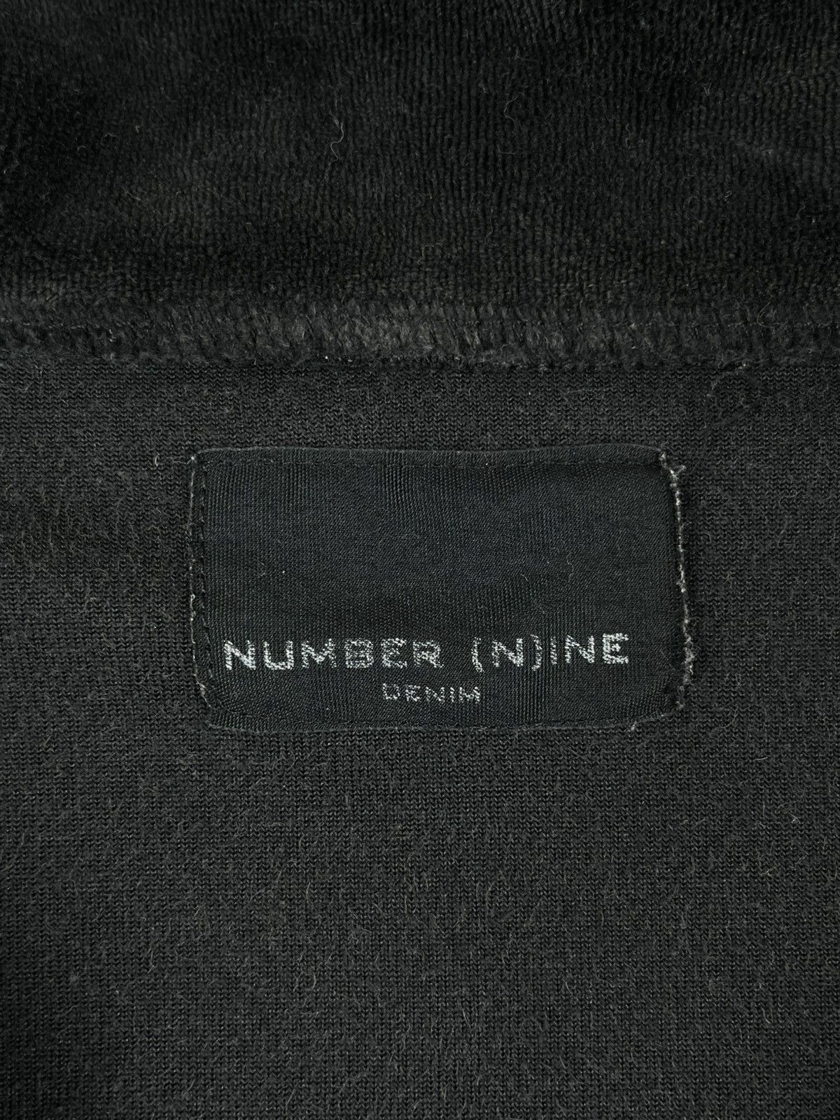 Japanese Brand × Number (N)ine Number (N)ine Black Double Zip Velour Striped Track Jacket Size US S / EU 44-46 / 1 - 7 Thumbnail
