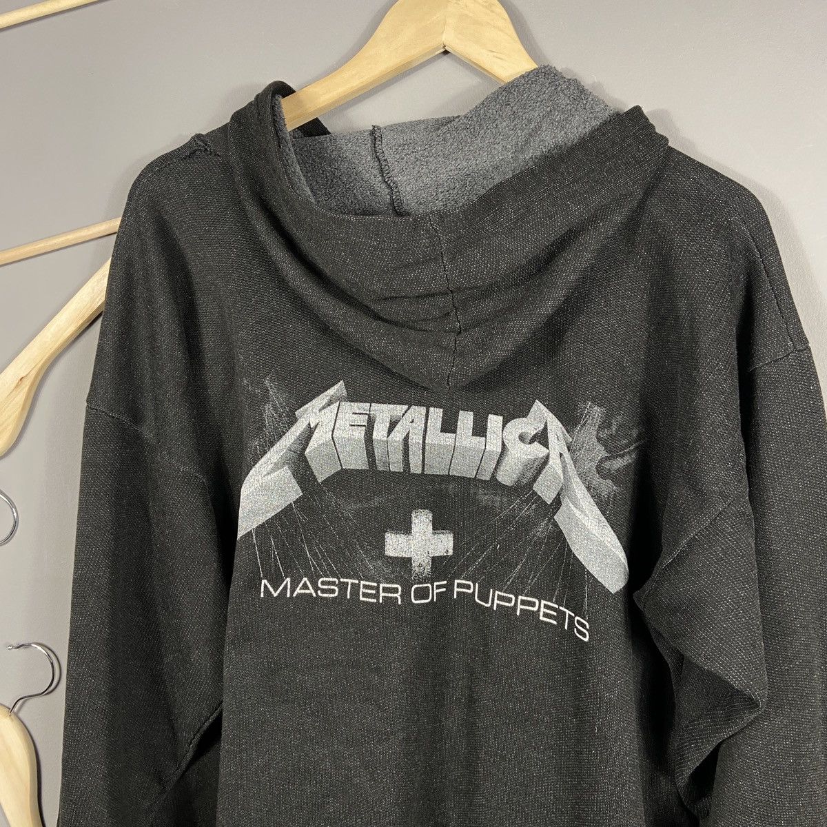 Band Tees Vintage 2002 Metallica Master Of Puppets Hooded Long Sleeve Size US XL / EU 56 / 4 - 8 Thumbnail