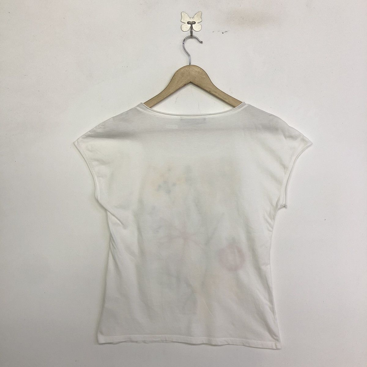 Designer × Max Mara MaxMara Embriodery Sleveeless Women Tshirt Size M / US 6-8 / IT 42-44 - 6 Thumbnail