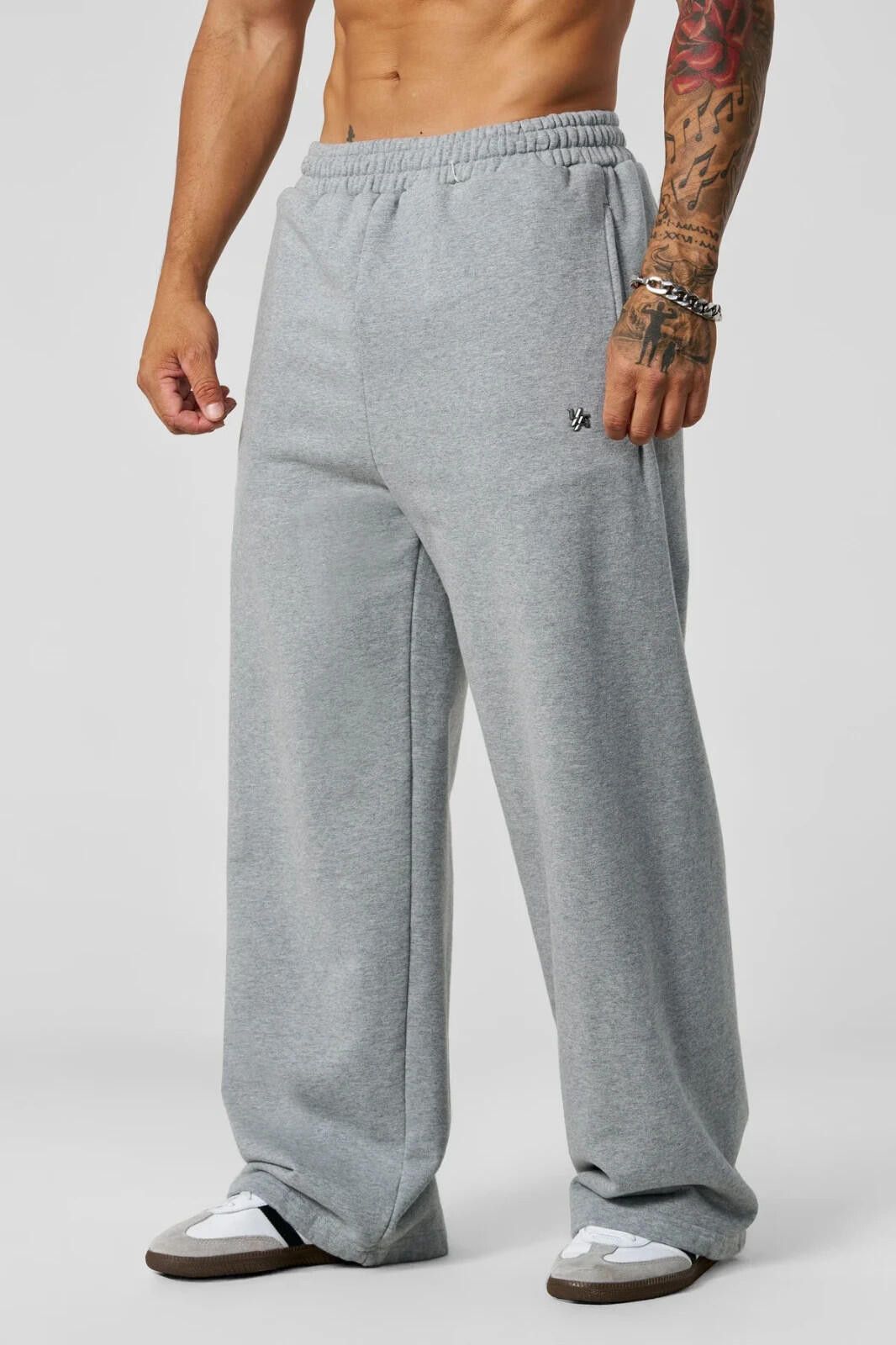 YoungLA YoungLA Mens Large Light Grey Wash- 2067 -Elevated Essential Size US 34 / EU 50 - 3 Thumbnail