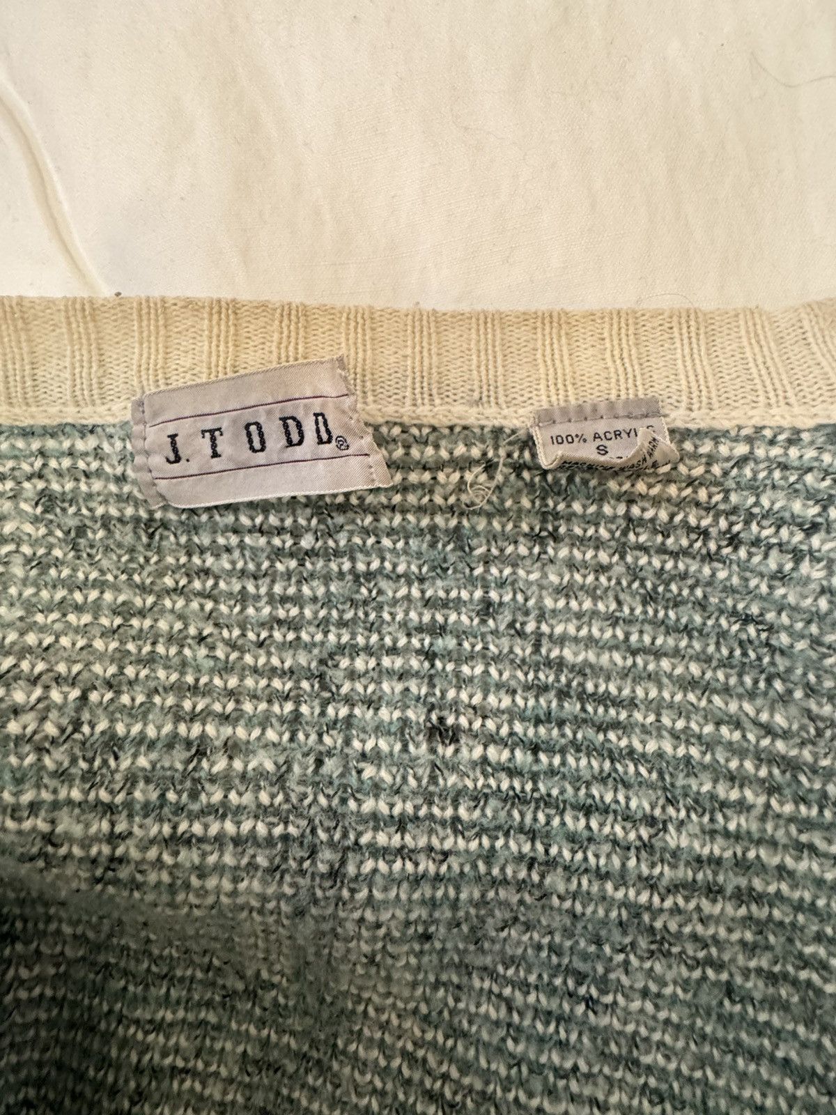 Other J. Todd Vintage Cardigan - blue and white Size US S / EU 44-46 / 1 - 3 Thumbnail