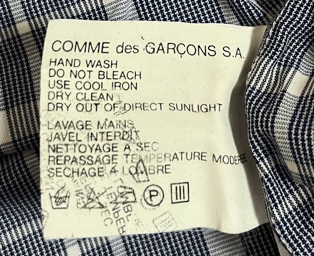 Comme des Garcons CDG shirt plaid hybrid button up Size US XL / EU 56 / 4 - 9 Thumbnail