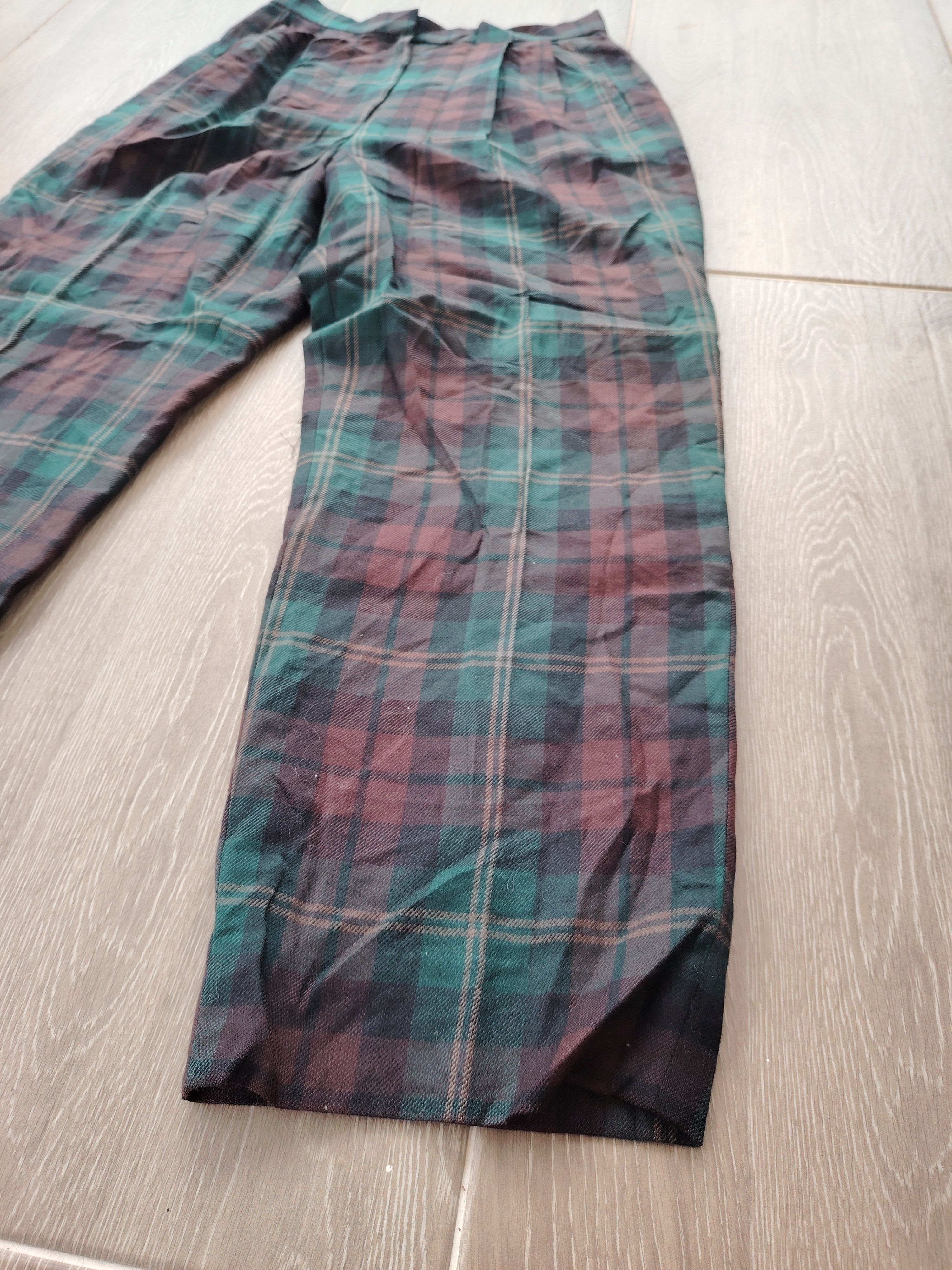 Japanese Brand × Vintage TIM Japan Checkered Plaid Vintage Pants Size 27" / US 4 / IT 40 - 4 Thumbnail