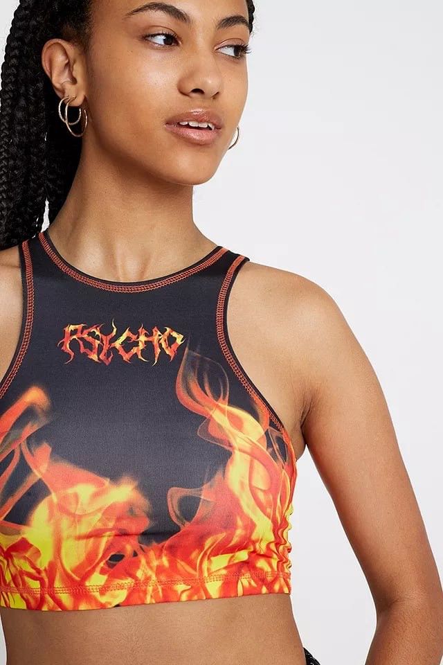 Jaded London Jaded London Design flame Racer Art tank top cropped Size M / US 6-8 / IT 42-44 - 3 Thumbnail