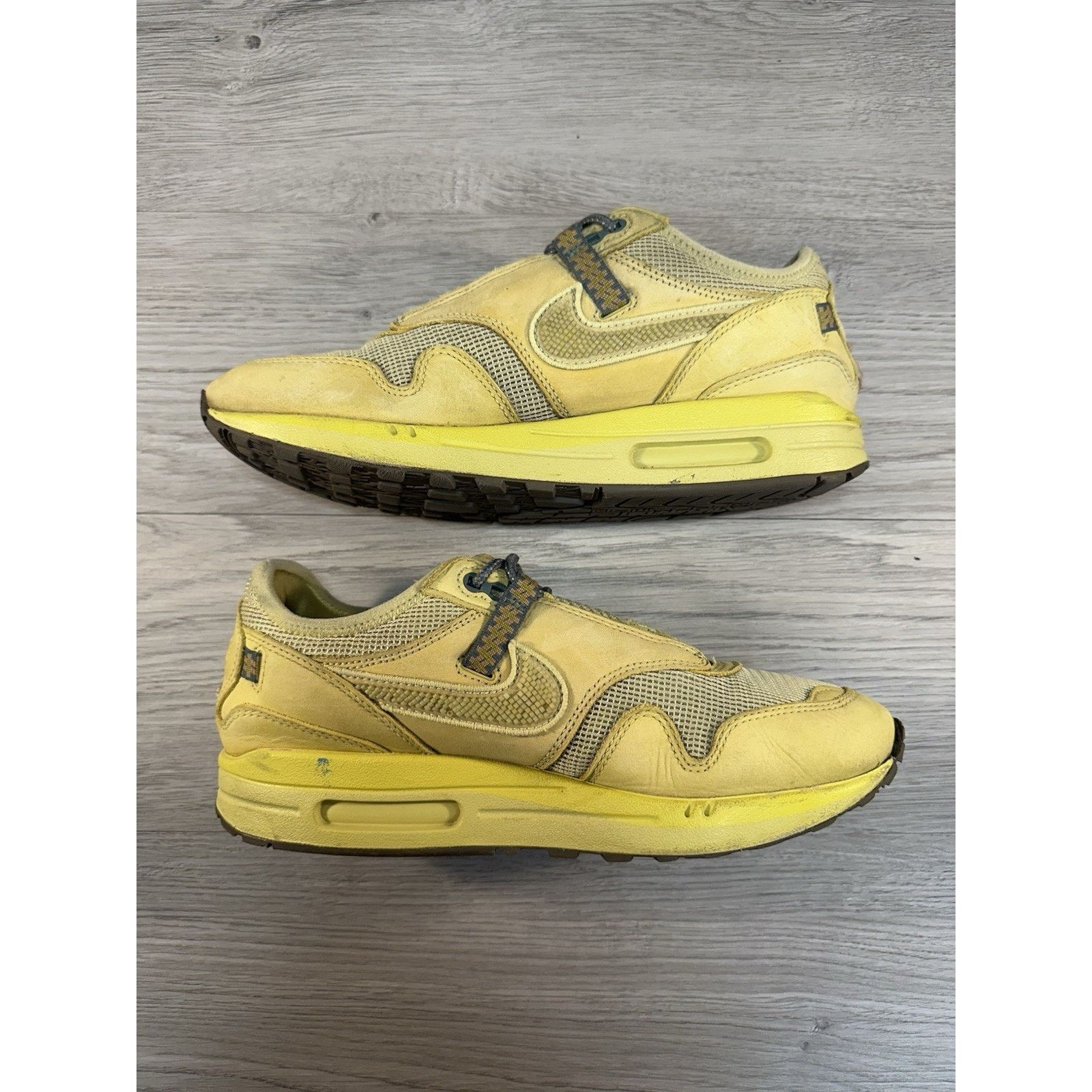 Nike × Travis Scott Nike Air Max 1 x Travis Scott Saturn Gold - Size 8.5 Size US 8.5 / EU 41-42 - 4 Thumbnail