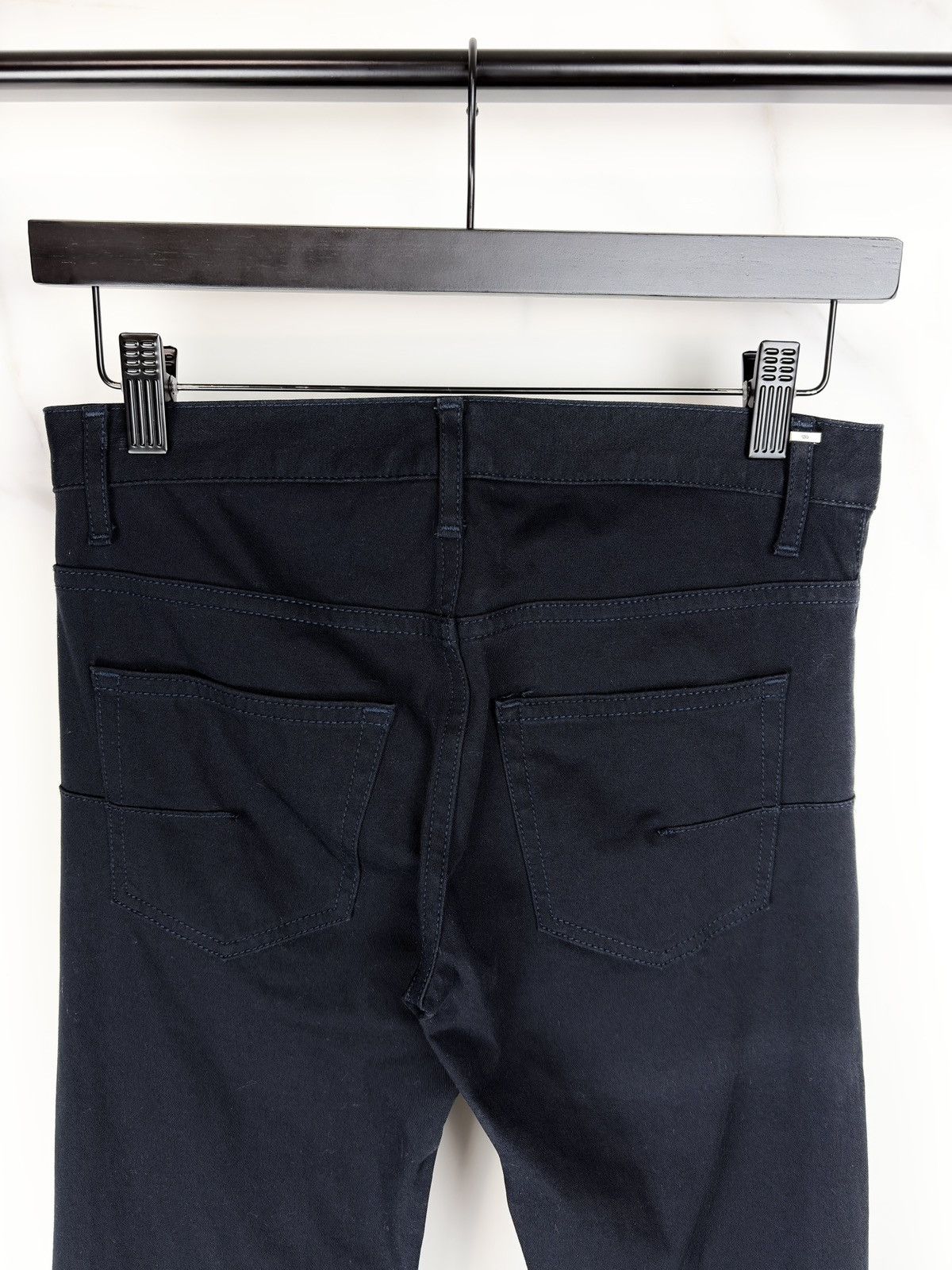 Dior SS08 Dior Homme Dark Navy Stretch Cotton Jeans Size US 26 / EU 42 - 4 Thumbnail