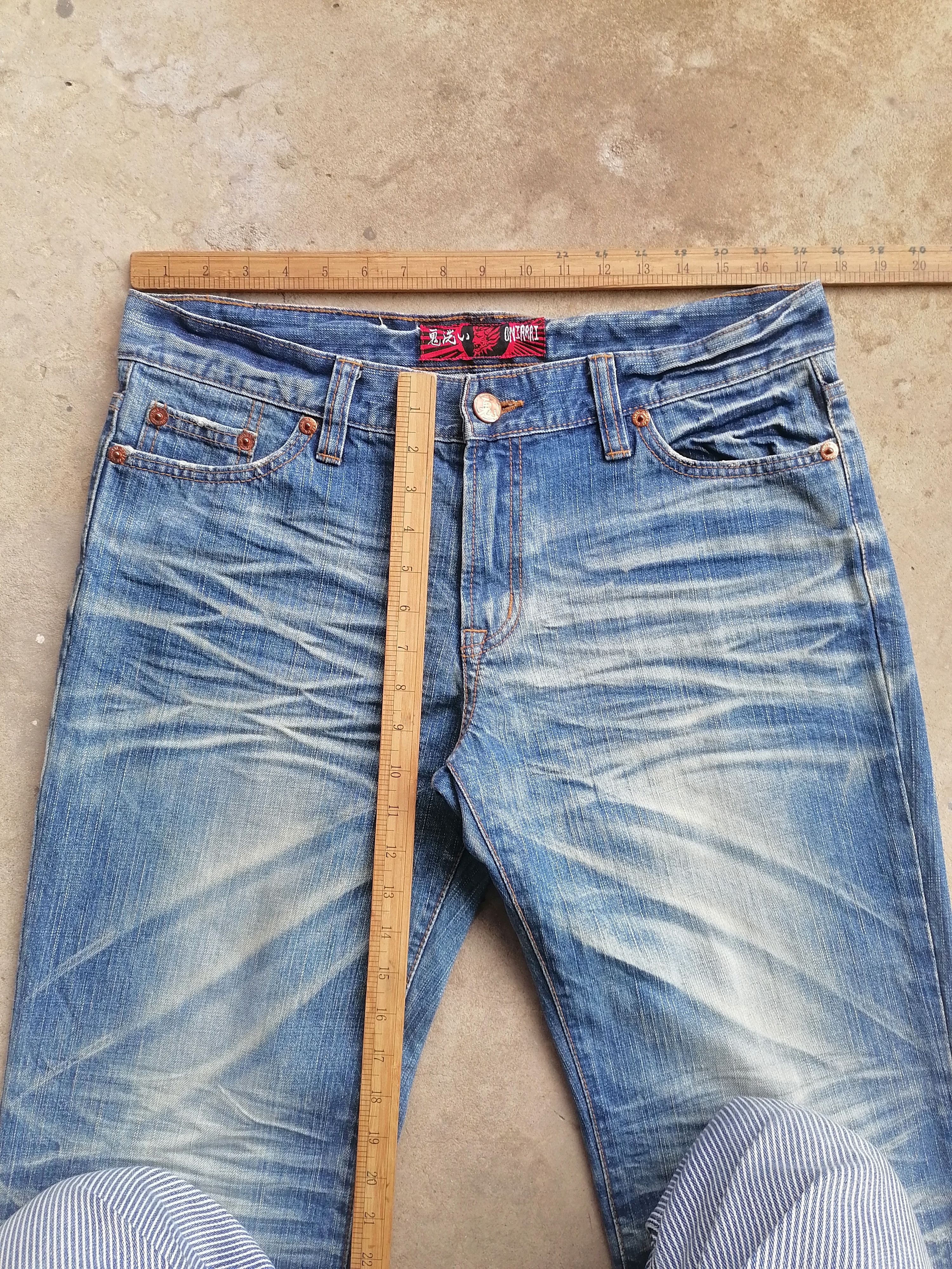 Japanese Brand Oniarai Nice Design Jeans Japan Size US 34 / EU 50 - 3 Thumbnail