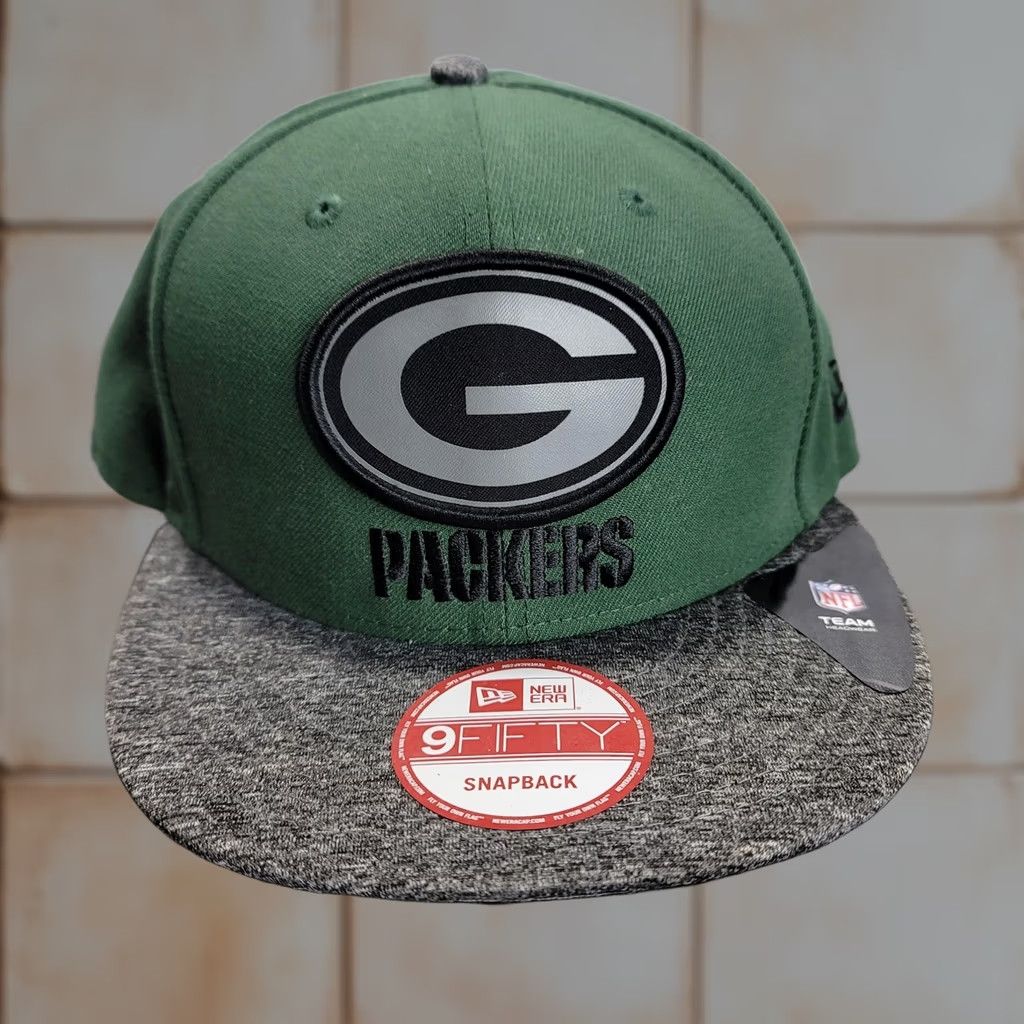 New Era New Era Hat Mens One Size Green Bay Packers Cap Snap Back NFL 9FIFTY Size ONE SIZE - 1 Thumbnail