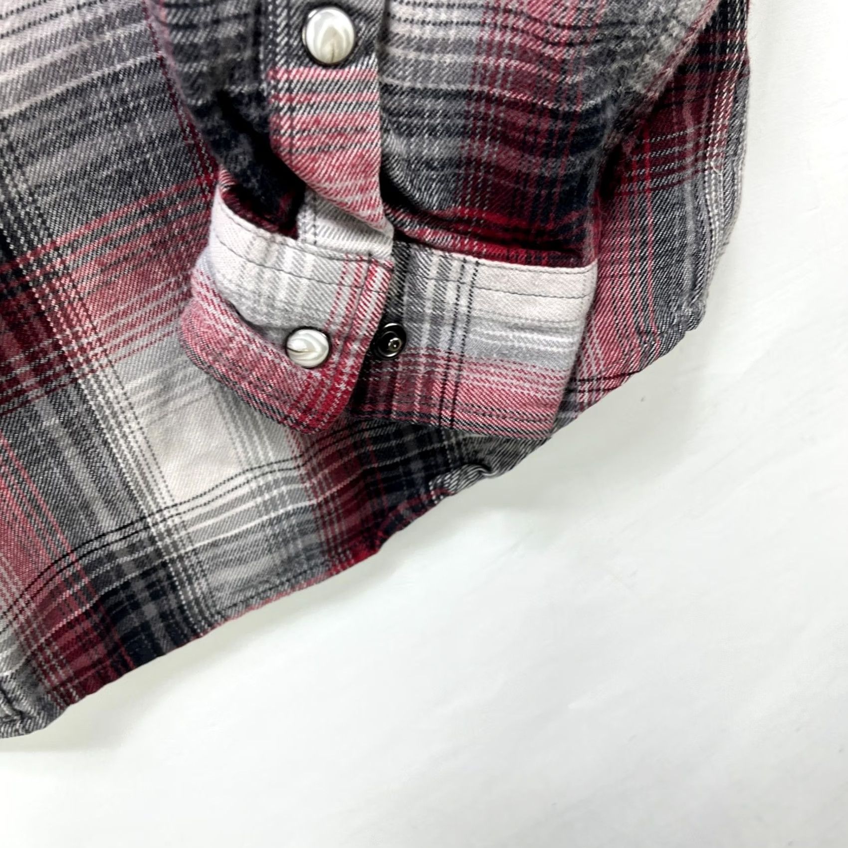 Carhartt VINTAGE Carhartt Shirt Plaid Pearl Snap Button-Up Medium Red 90s Mens Long Sleeve Regular Cotton Size US M / EU 48-50 / 2 - 6 Thumbnail