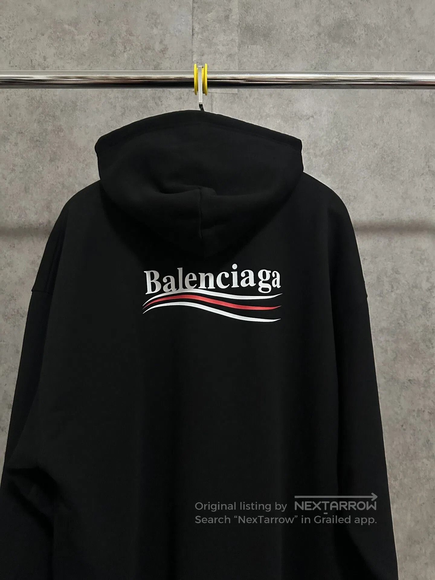 Balenciaga balenciaga black logo hoodie sweatshirt. Size US S / EU 44-46 / 1 - 5 Thumbnail