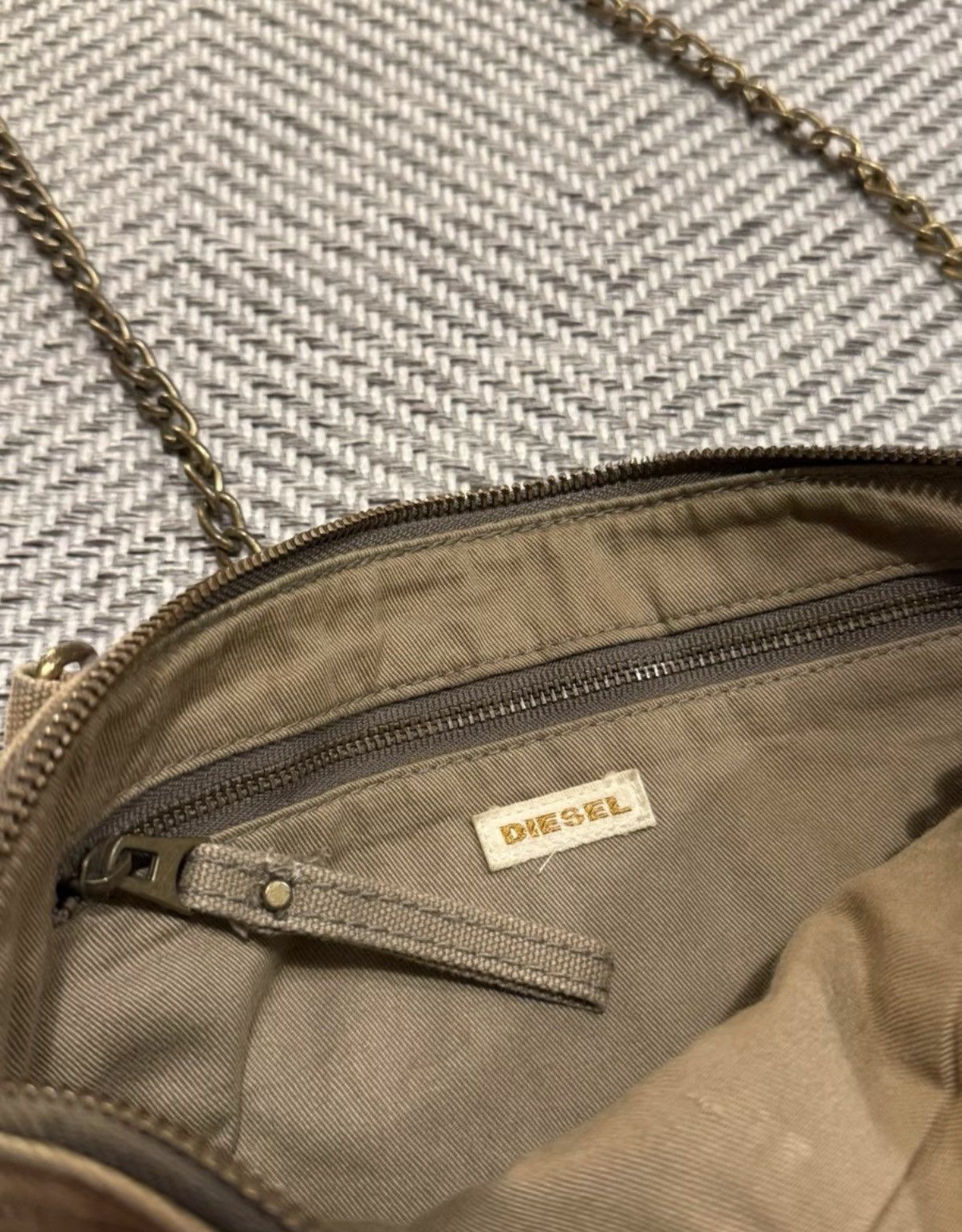Diesel DIESEL 1978 Canvas Rivet Badge Chain Small Bag K24 Size ONE SIZE - 5 Thumbnail