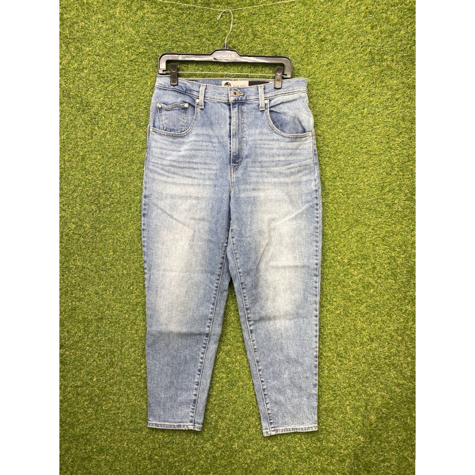 Levi's Levi's Silvertab Jeans Womens 31x27 High Waisted Mom Tapered Blue High Rise 90s Vintage Size 24" / US 00 / IT 34 - 2 Thumbnail