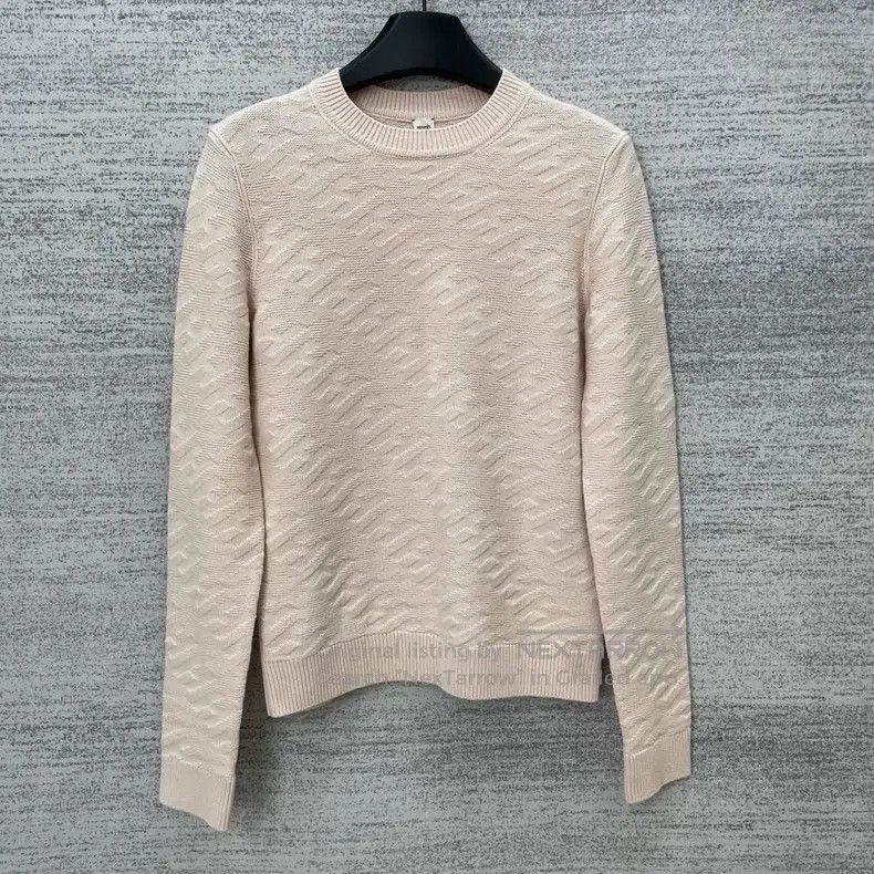 Hermes Hermes Pink Embossed Printed Knit Top Size XS / US 0-2 / IT 36-38 - 1 Thumbnail