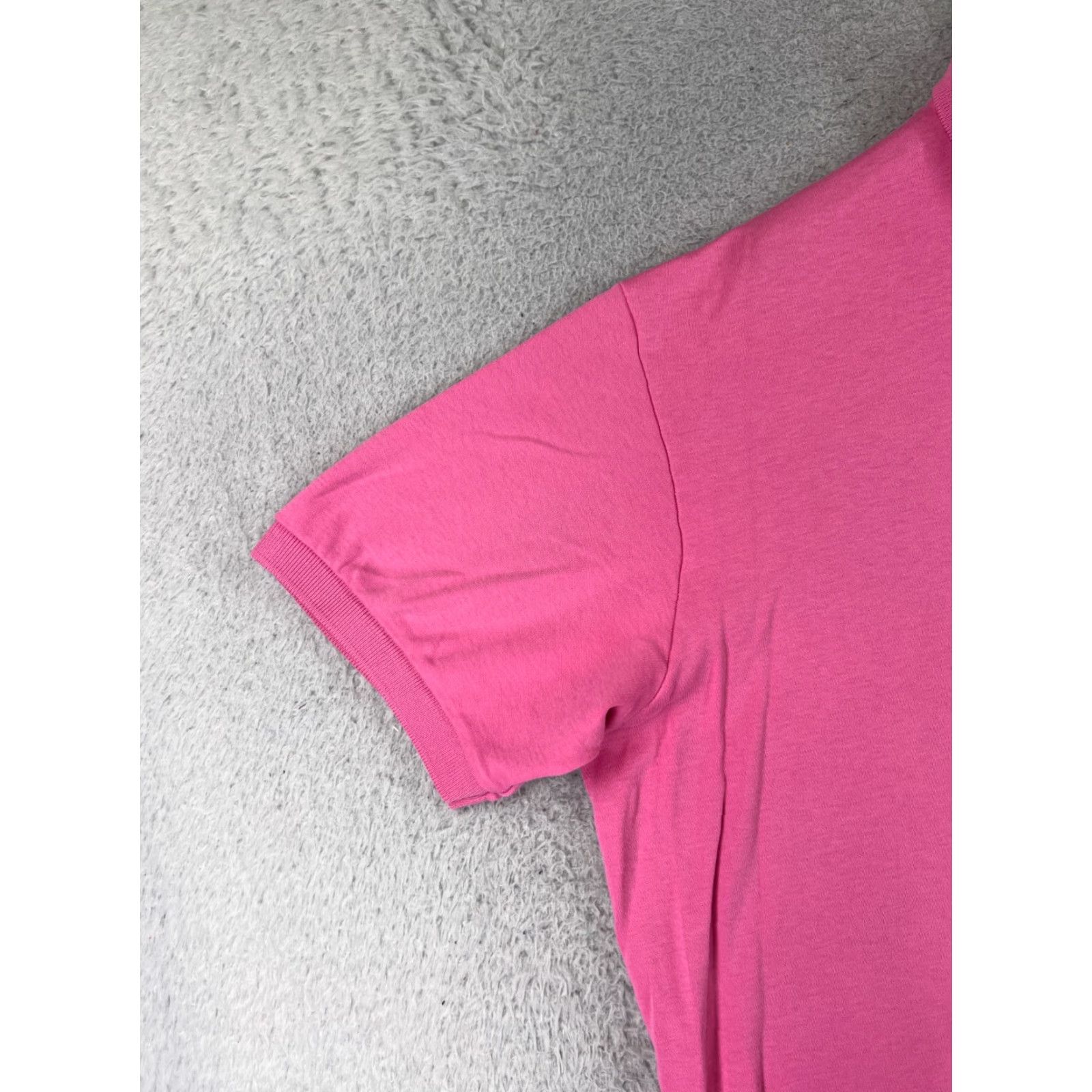 Ralph Lauren VINTAGE Ralph Lauren Polo Shirt Men XL Pink 100% Cotton Jersey USA 80's Polo Shirt Mens Pink USA 80s (Note: ensure not adding new info) Size US XL / EU 56 / 4 - 3 Thumbnail
