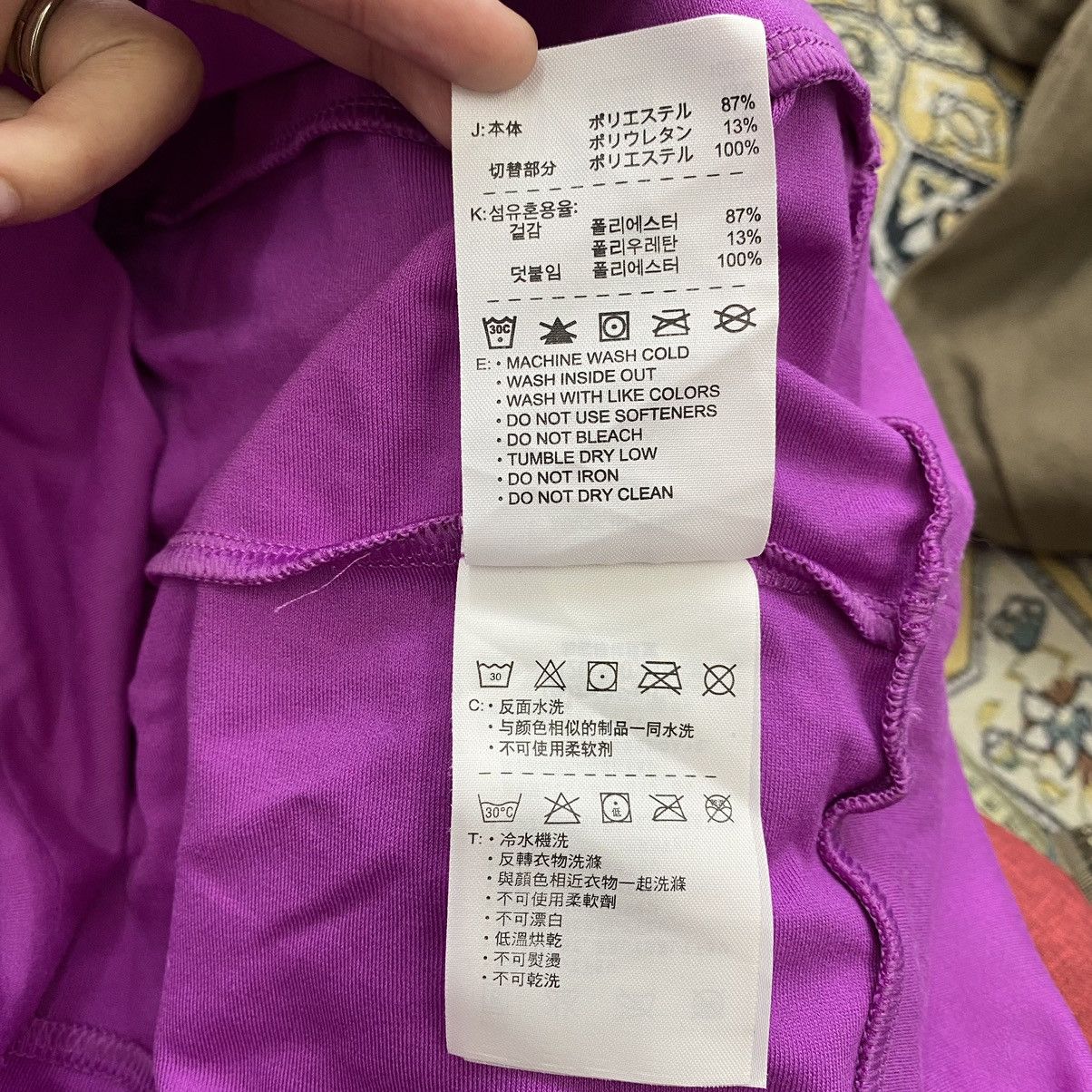 Nike × Vintage Vintage NIKE GOLF Dri-Fit Fleece Purple Hoodie Size M / US 6-8 / IT 42-44 - 5 Thumbnail